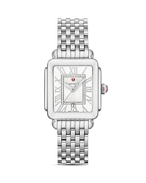 Womens Deco Madison Diamond & Stainless Steel Bracelet Watch Product Image