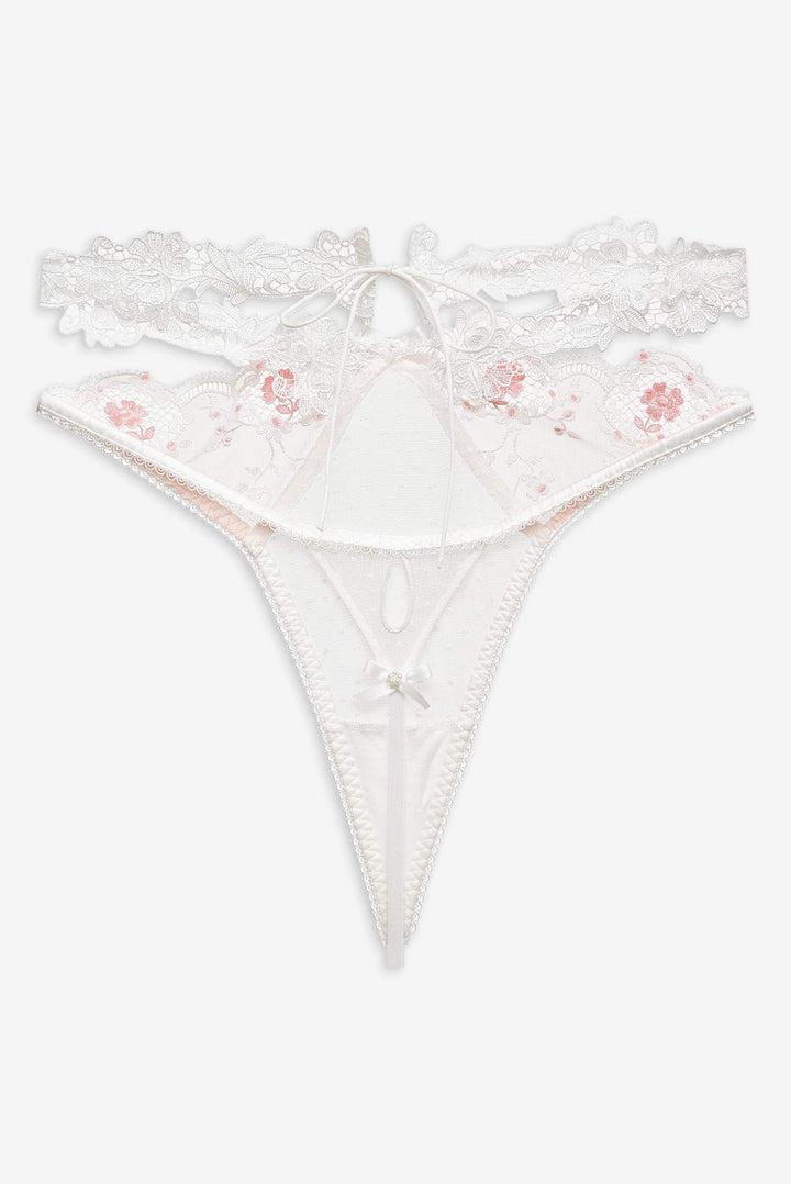 Le Fleur Thong Panty — Peach Product Image