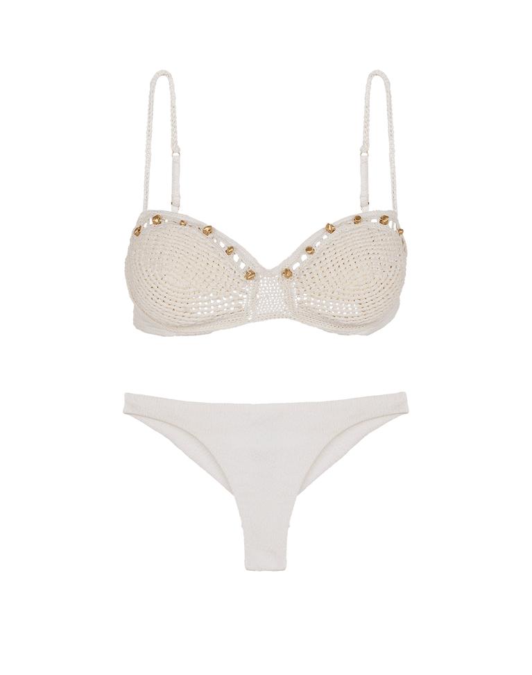 Knit Drew Top - White Product Image