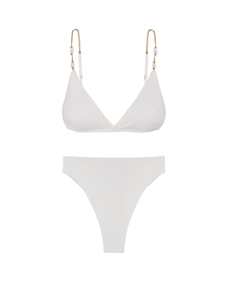 Firenze Gigi Hot Pant Bottom - White Product Image