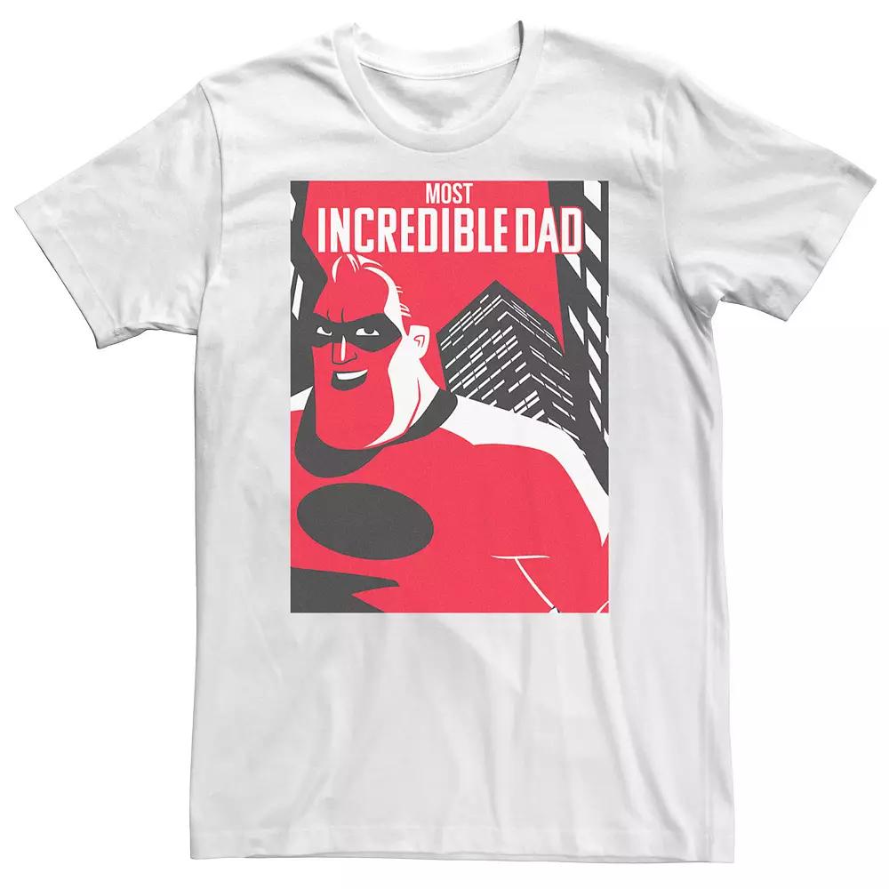 Big & Tall Disney / Pixar Incredibles 2 Dad Poster Tee, Men's,  Product Image