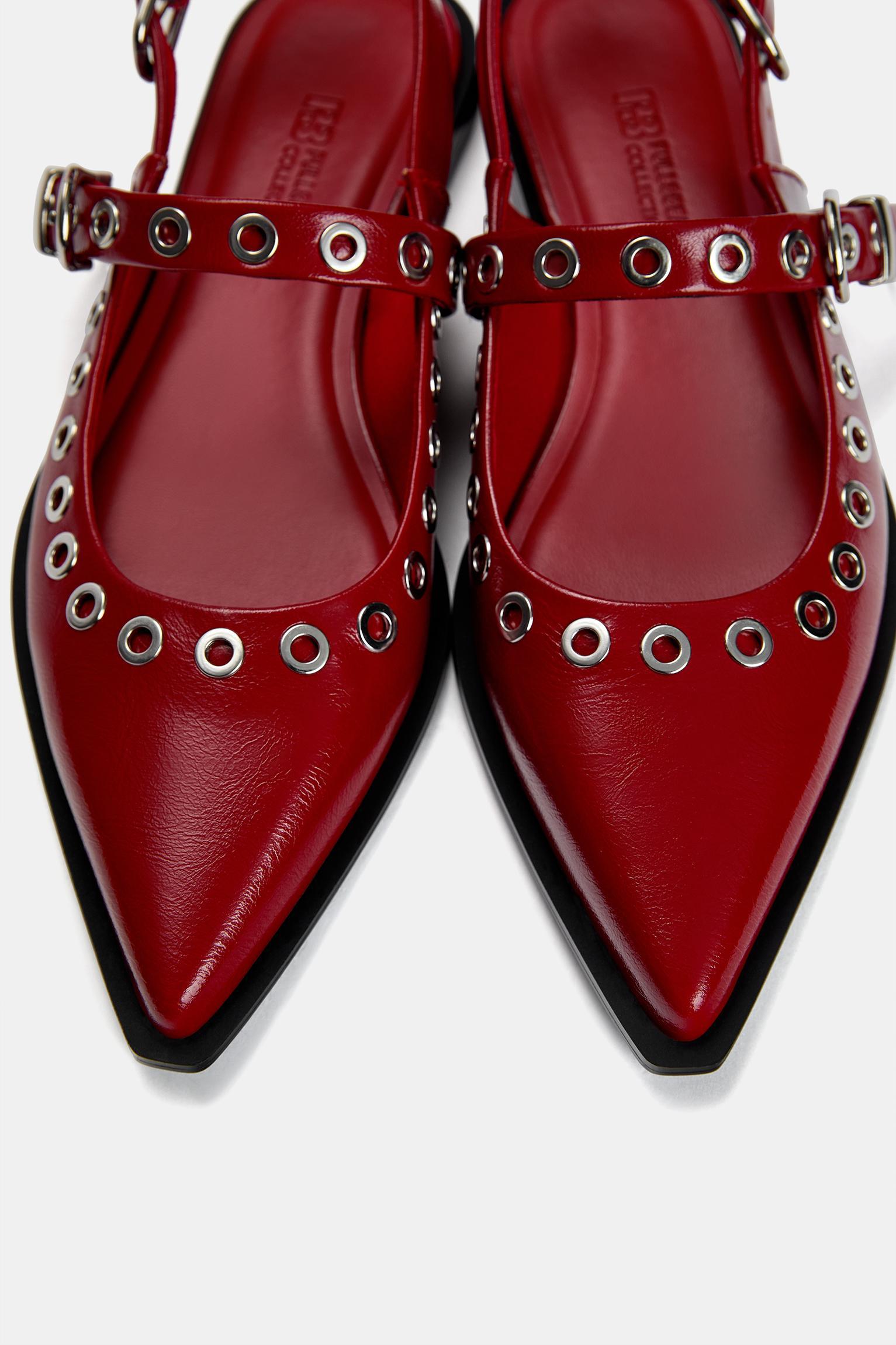 Studded slingback shoes Product Image