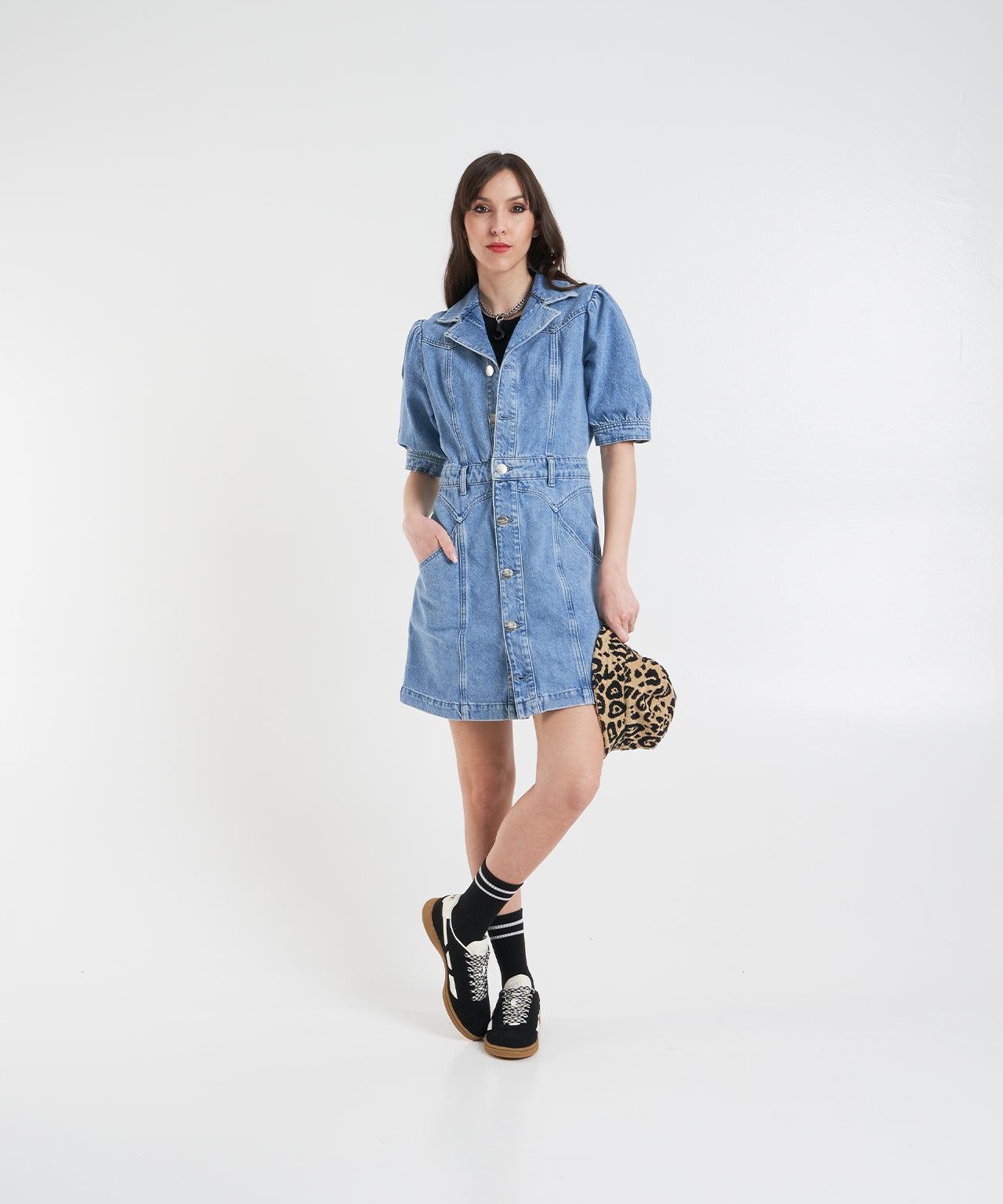Denim mini dress 'Mia' Product Image