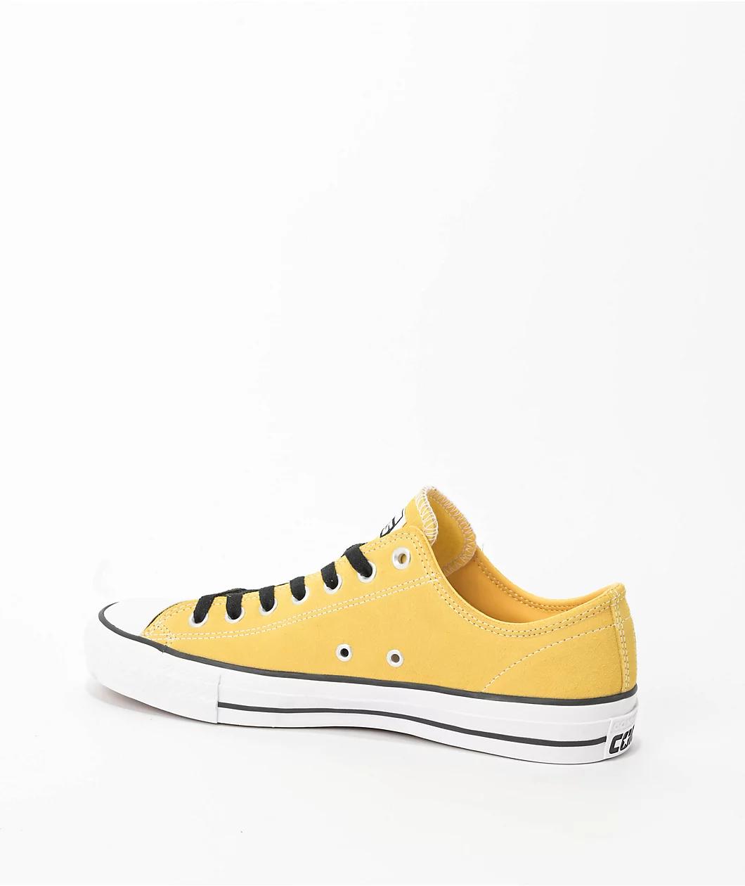Converse Chuck Taylor All Star Pro Ox Bananas, Black & White Skate Shoes Product Image