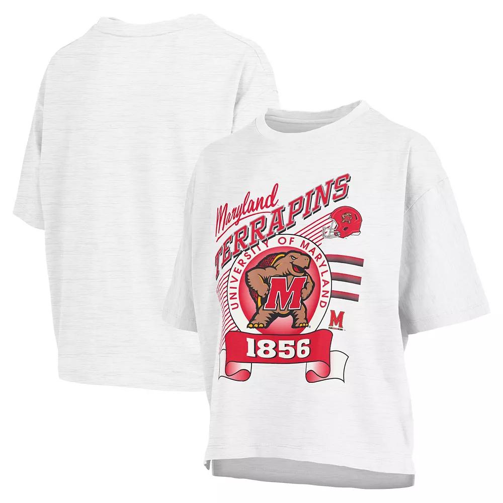 Womens Pressbox Maryland Terrapins Rock & Roll SlubT-Shirt Product Image