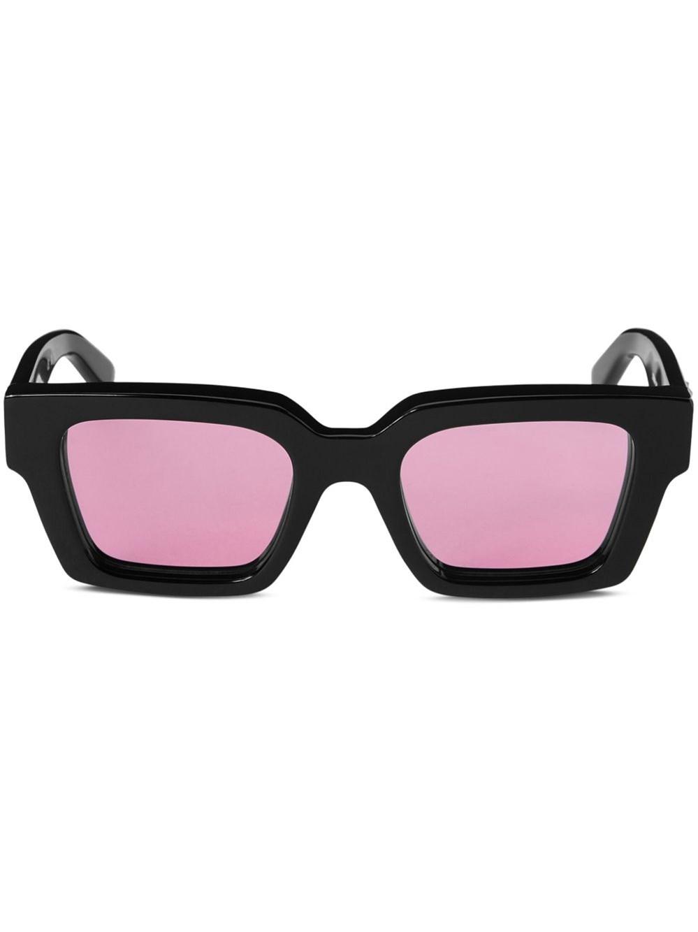 OFF-WHITE Virgil Rectangular Sunglasses In Pink Product Image
