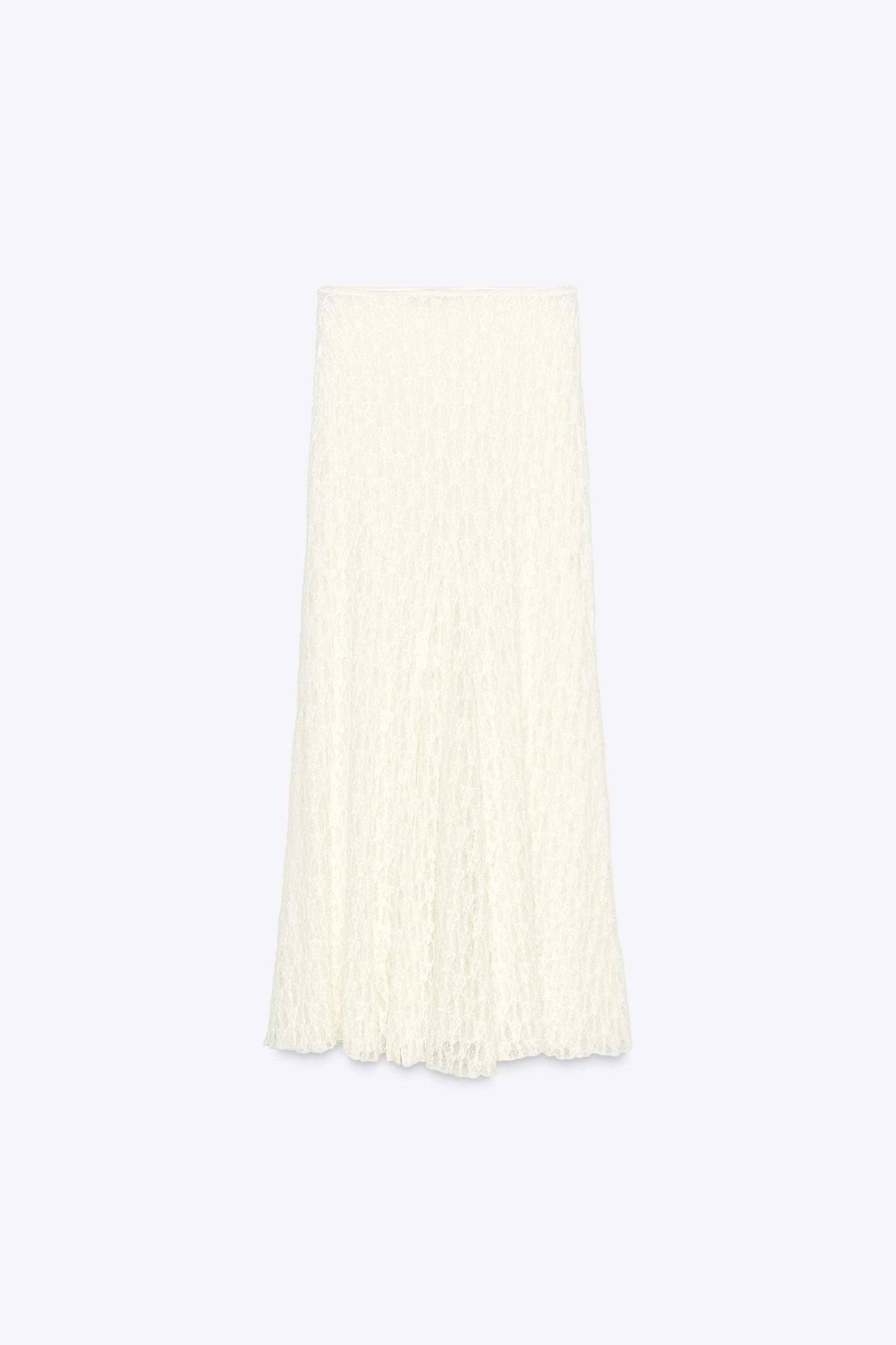 LONG LACE SKIRT Product Image