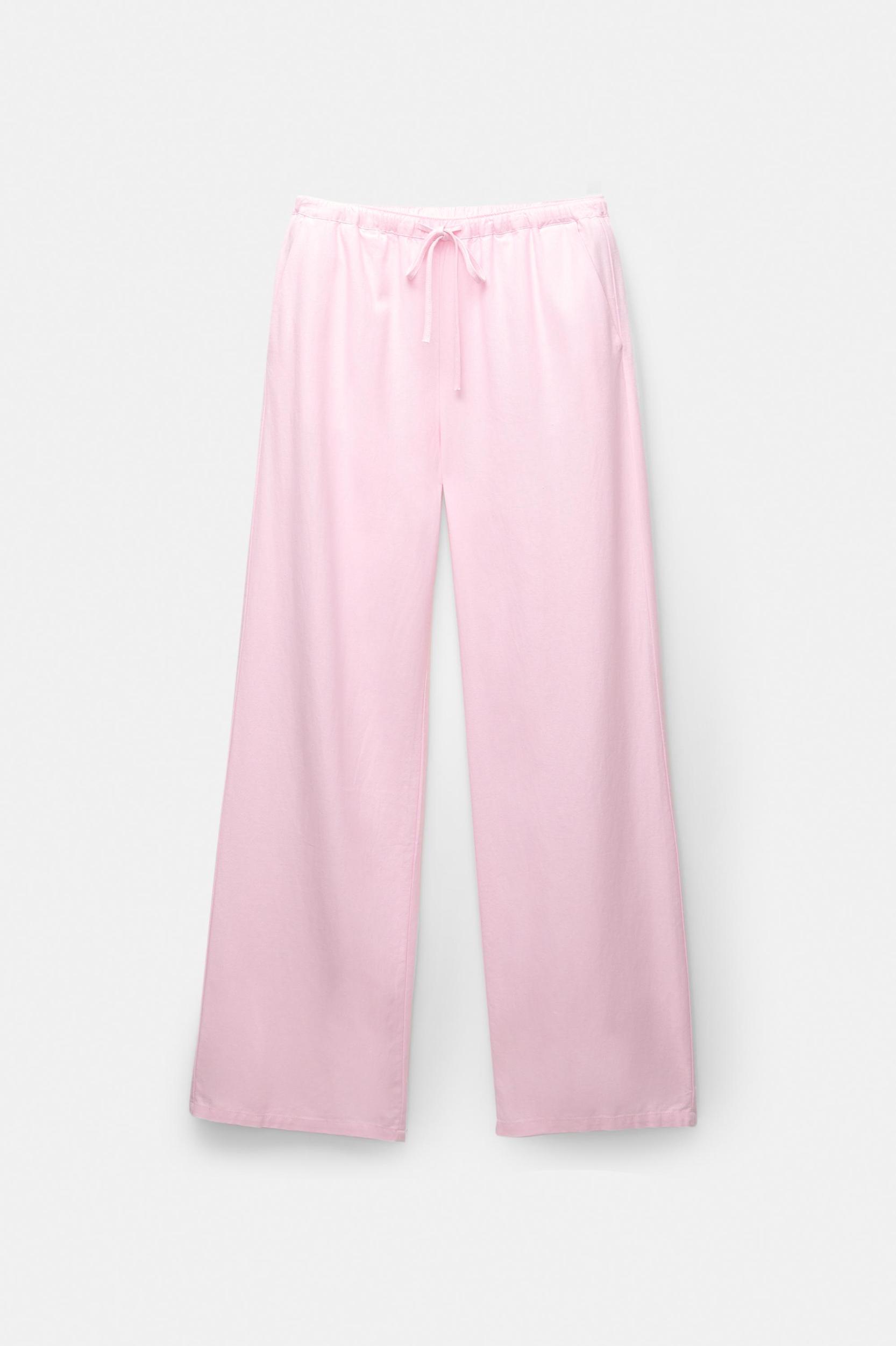 Linen blend sweatpants Product Image