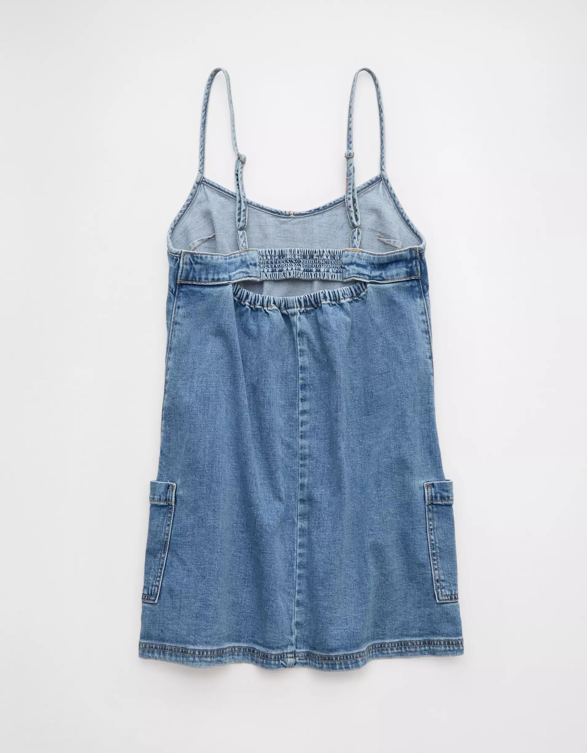 AE Denim Mini Shift Dress Product Image
