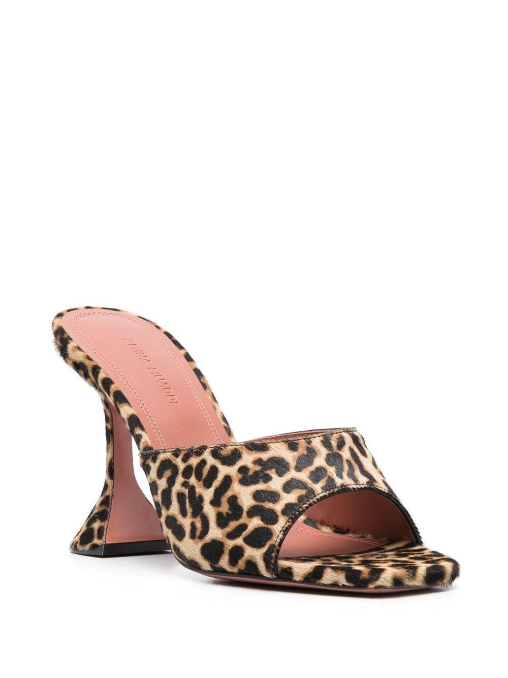 leopard-print open-toe sandals Product Image