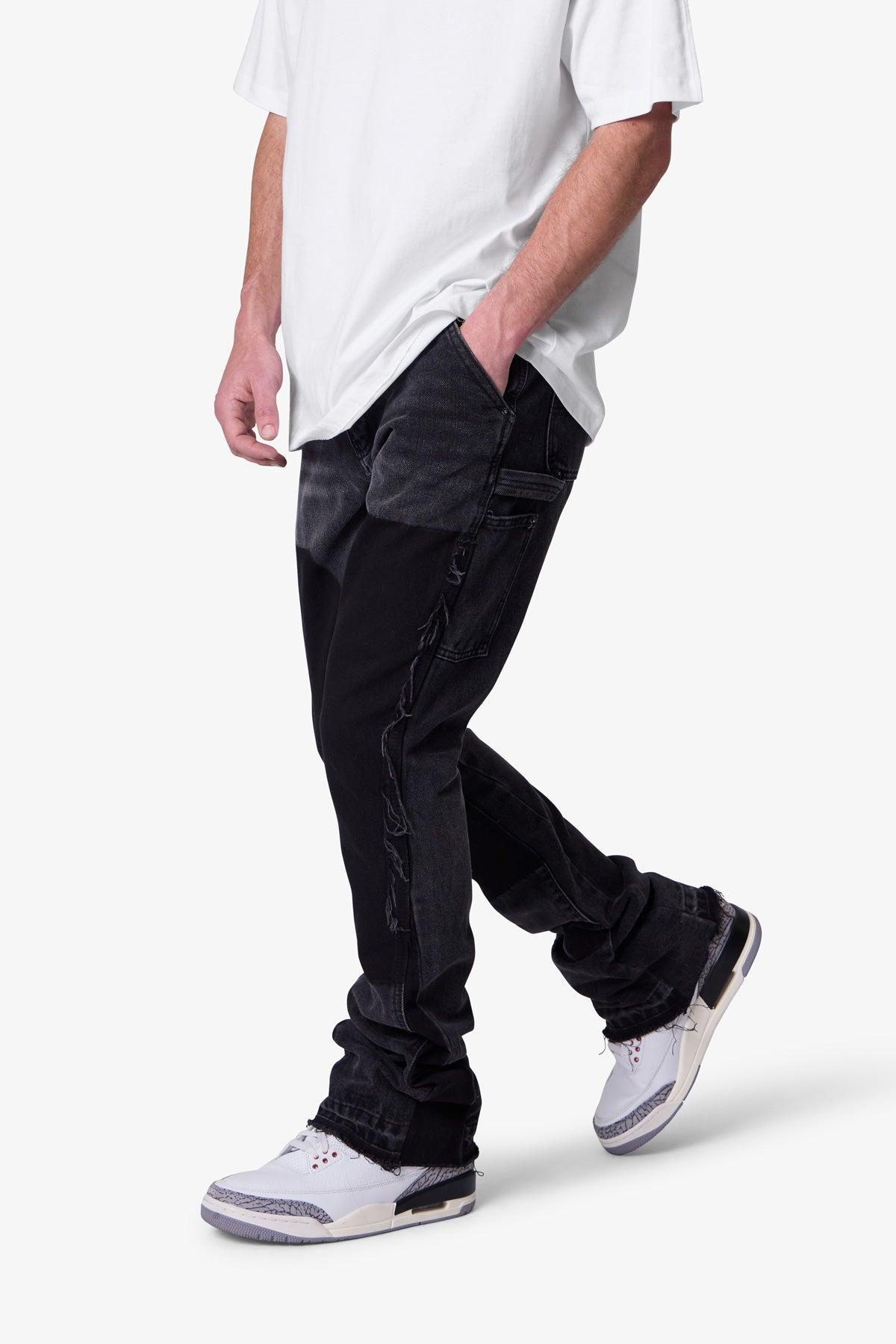 B118 Work Flare Denim - Black Product Image