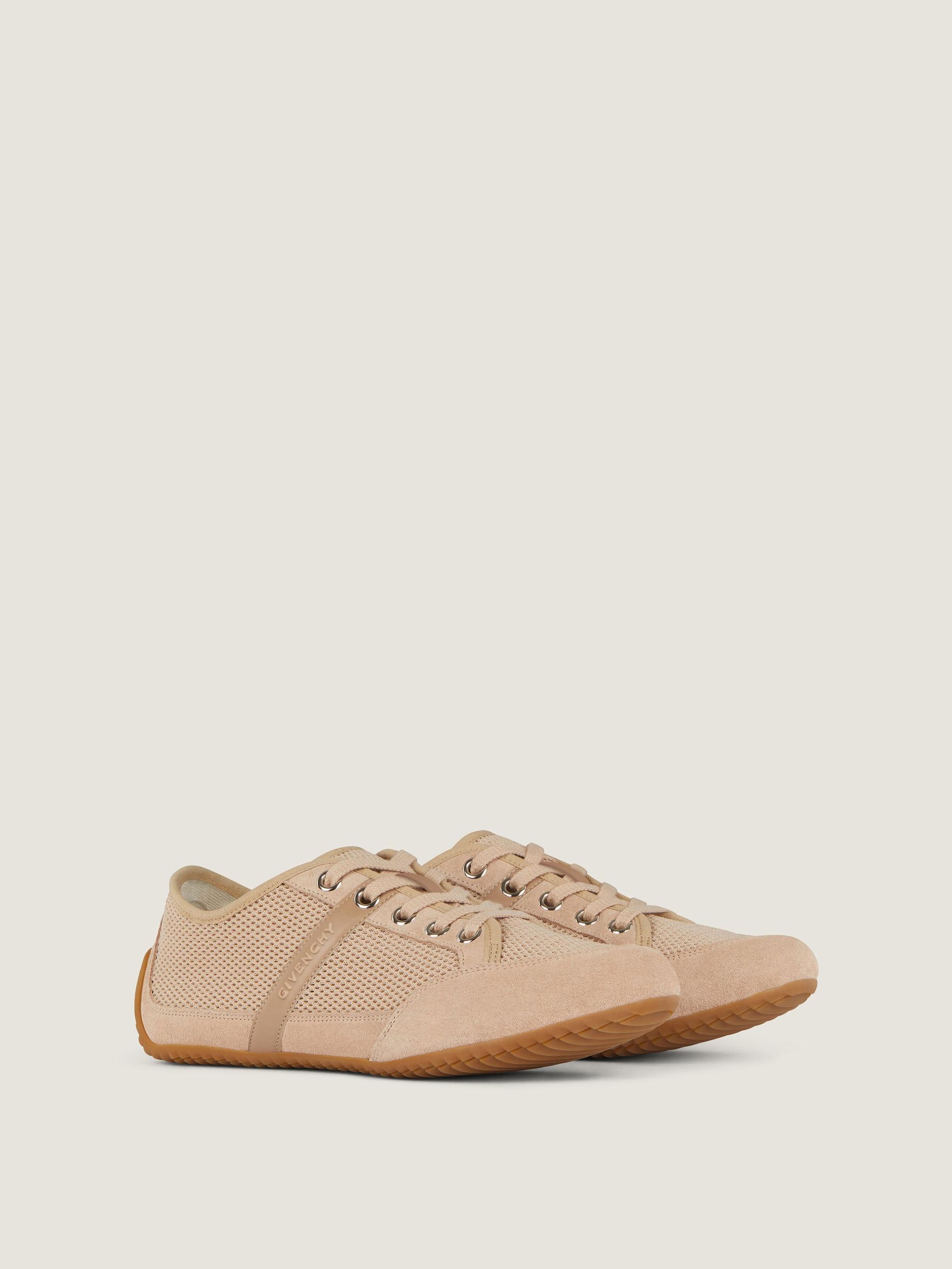 Slim sneakers in mesh and suede Product Image