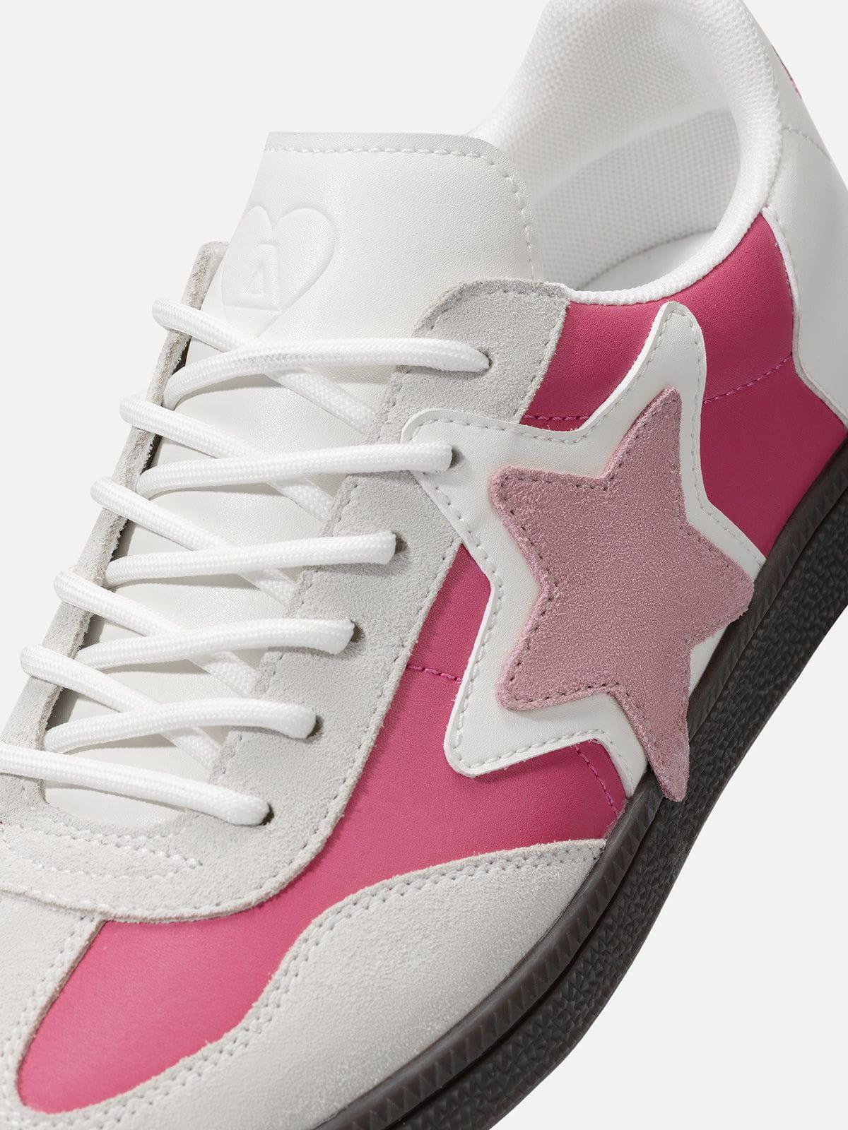 Triple Star Embroidery Star Gum Sole Skate Shoes Product Image