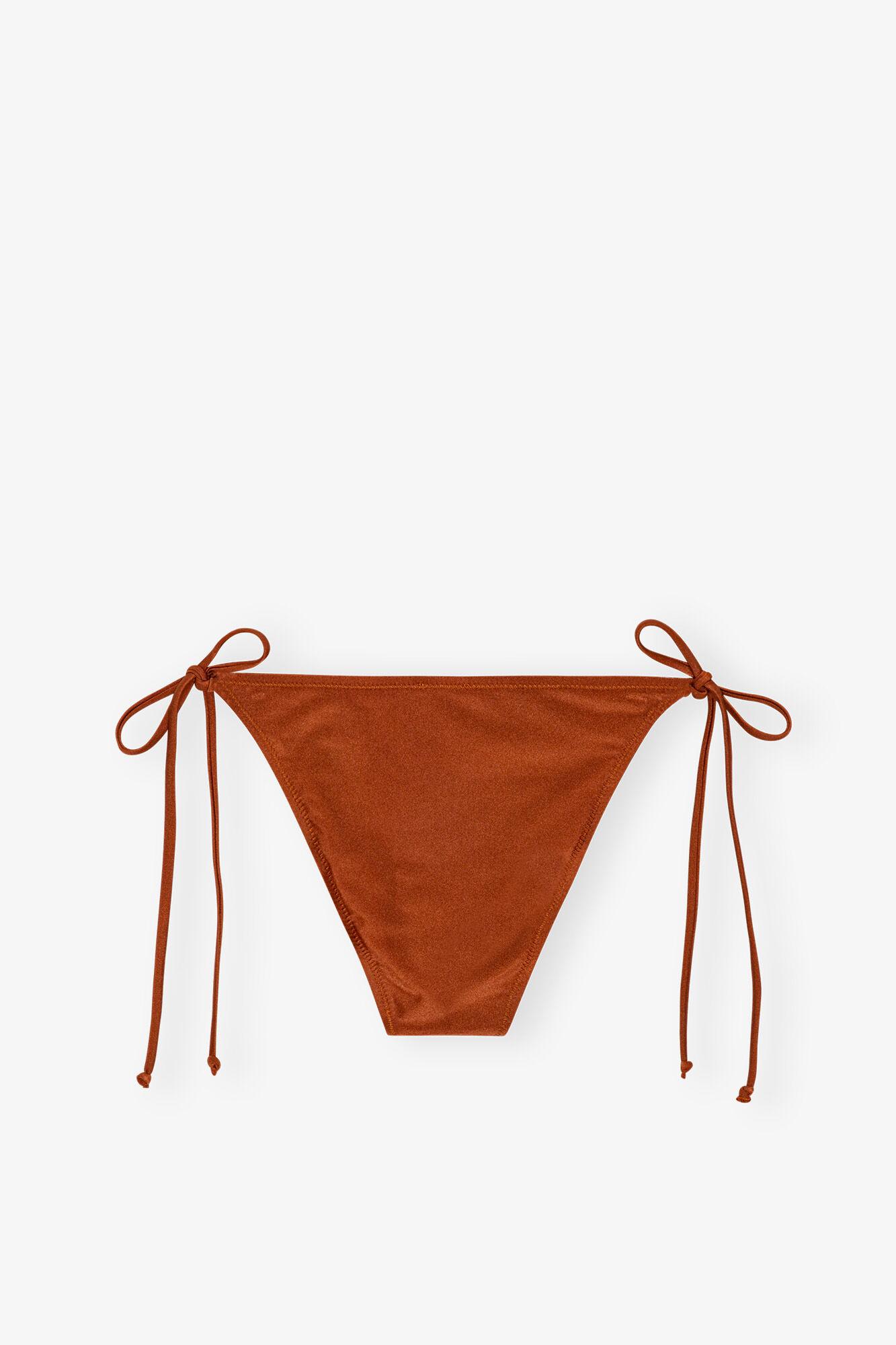 Brown String Bikini Briefs Product Image