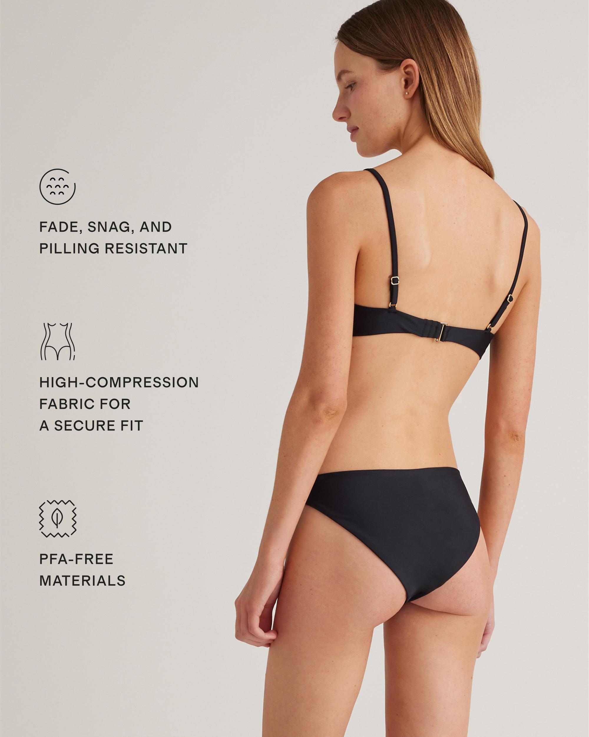 Quince | Women's Italian Low-Rise Bikini Bottom 78% Recycled Polyamide, 22% Spandex Product Image