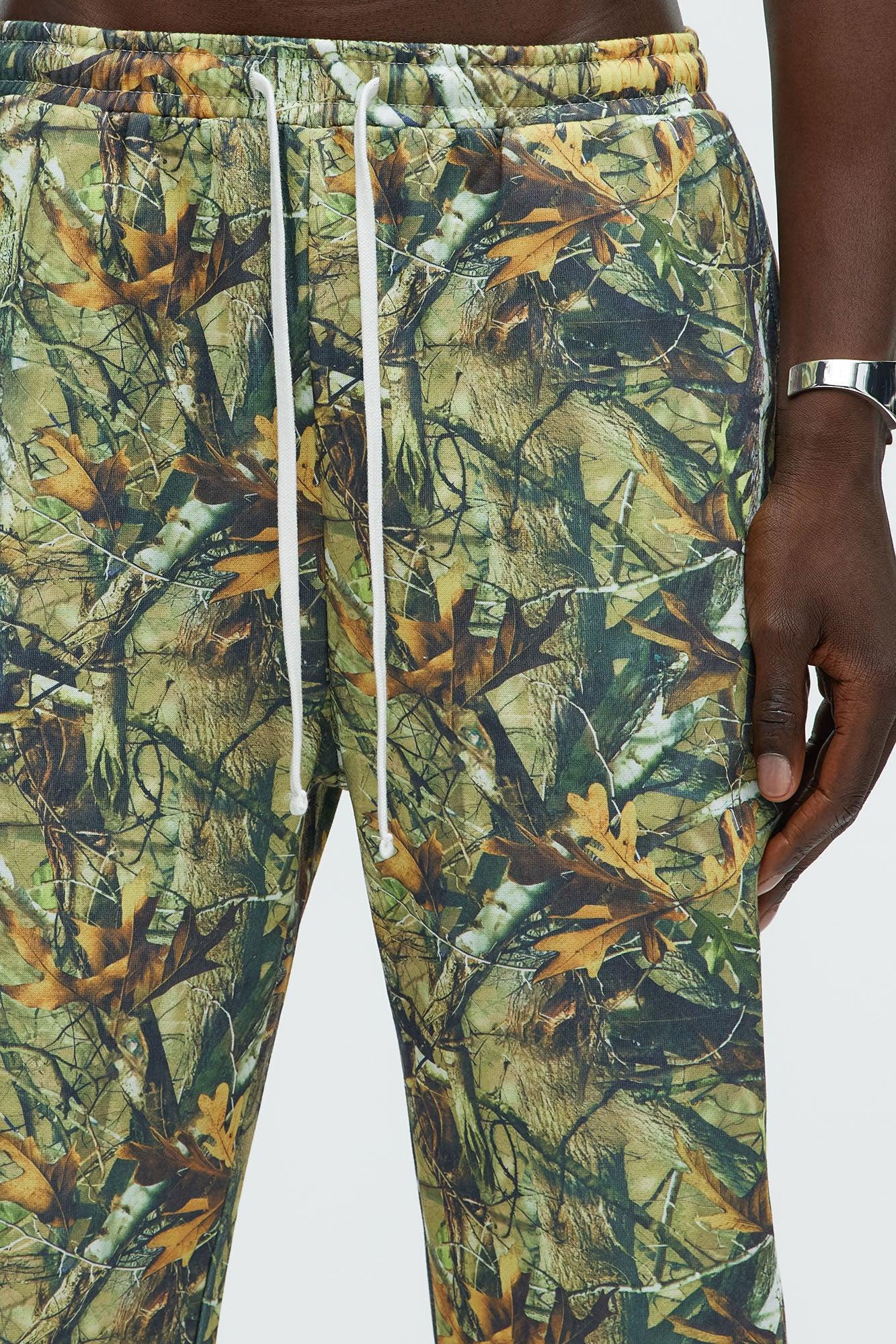 Deep Hills Camo Straight Sweatpants - Camouflage Product Image
