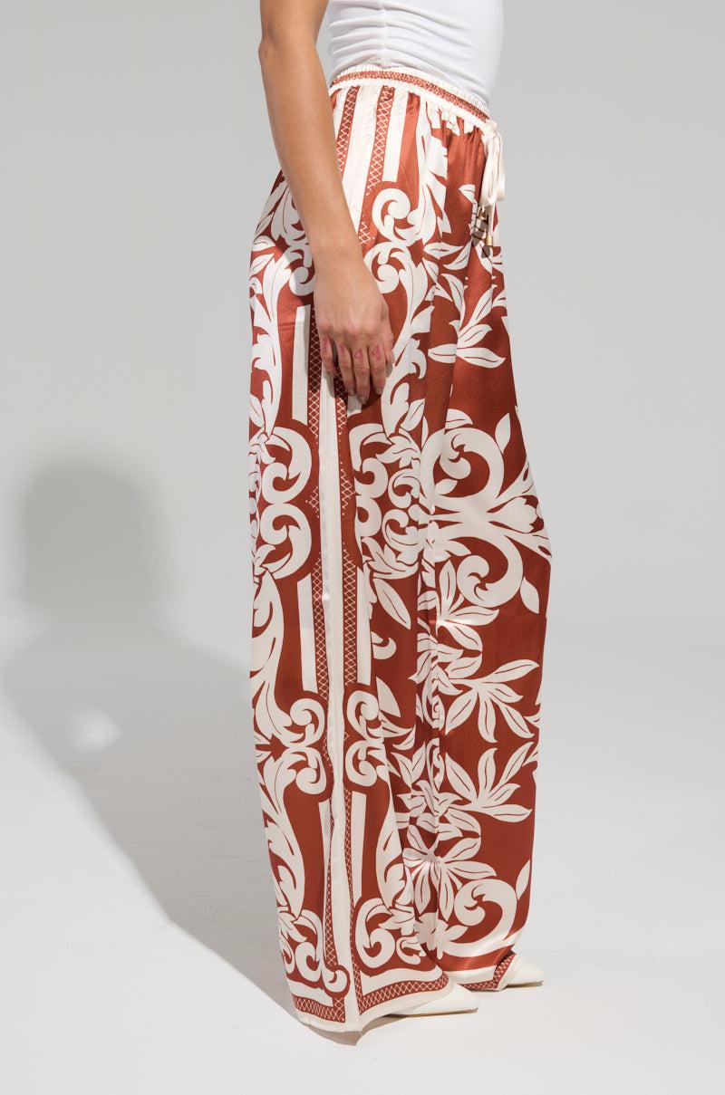 FIND A WAY PRINTED PALAZZO PANT Product Image