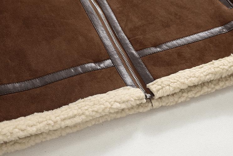 RT No. 6346 SUEDE FLEECE STAND COLLAR JK Product Image