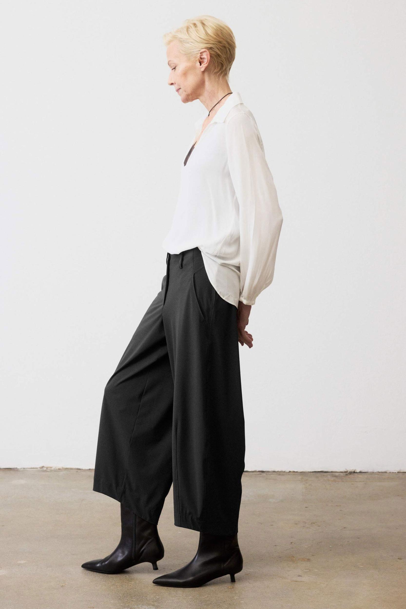 Petite Carefree Wide Leg Pants Product Image