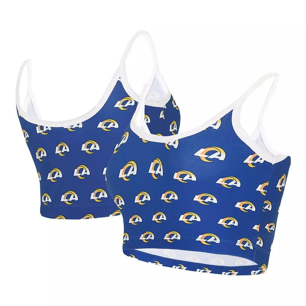 Women's Concepts Sport Royal Los Angeles Rams Gauge Lounge Bralette,  Product Image