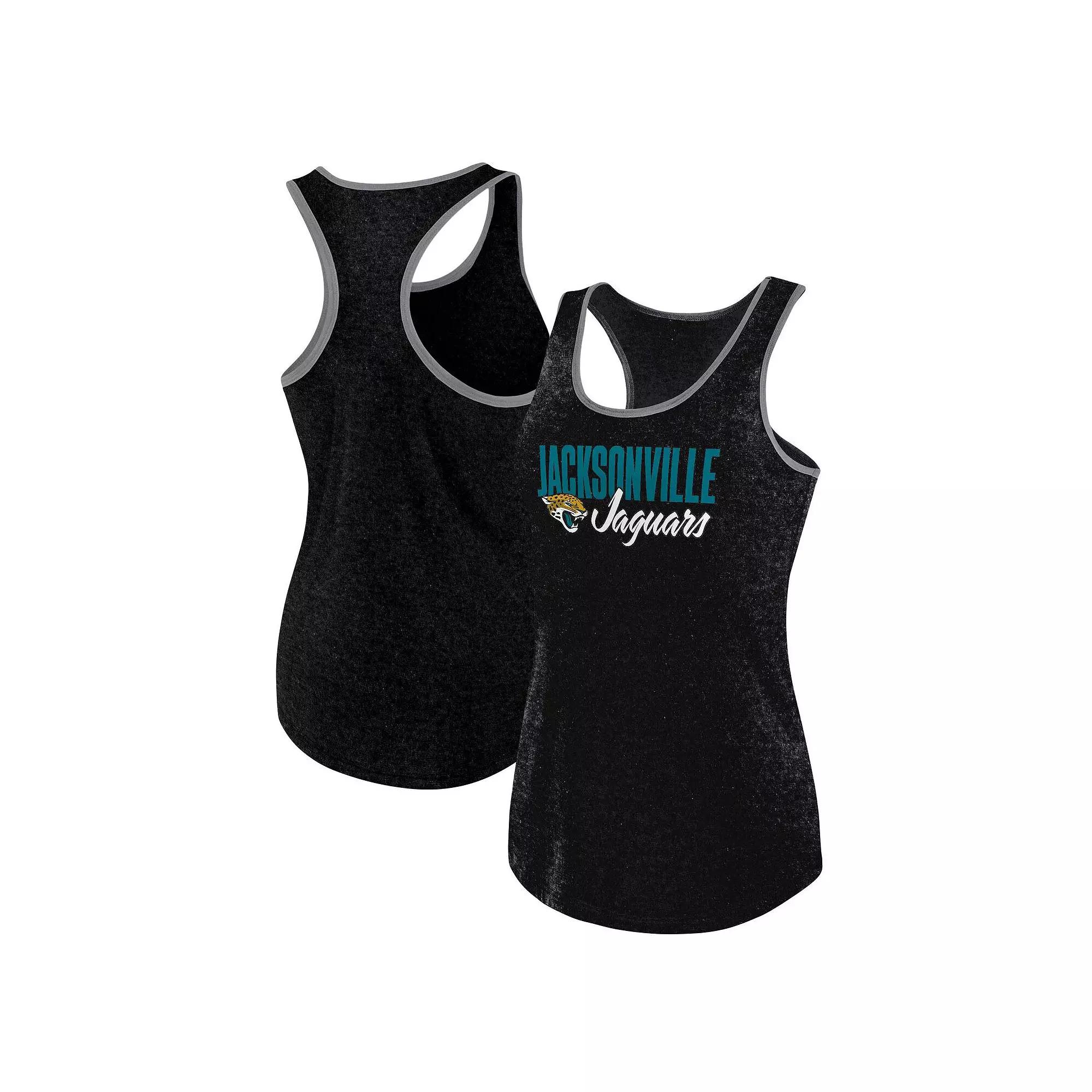 Women's Fanatics Heather Black Jacksonville Jaguars Plus  Product Image