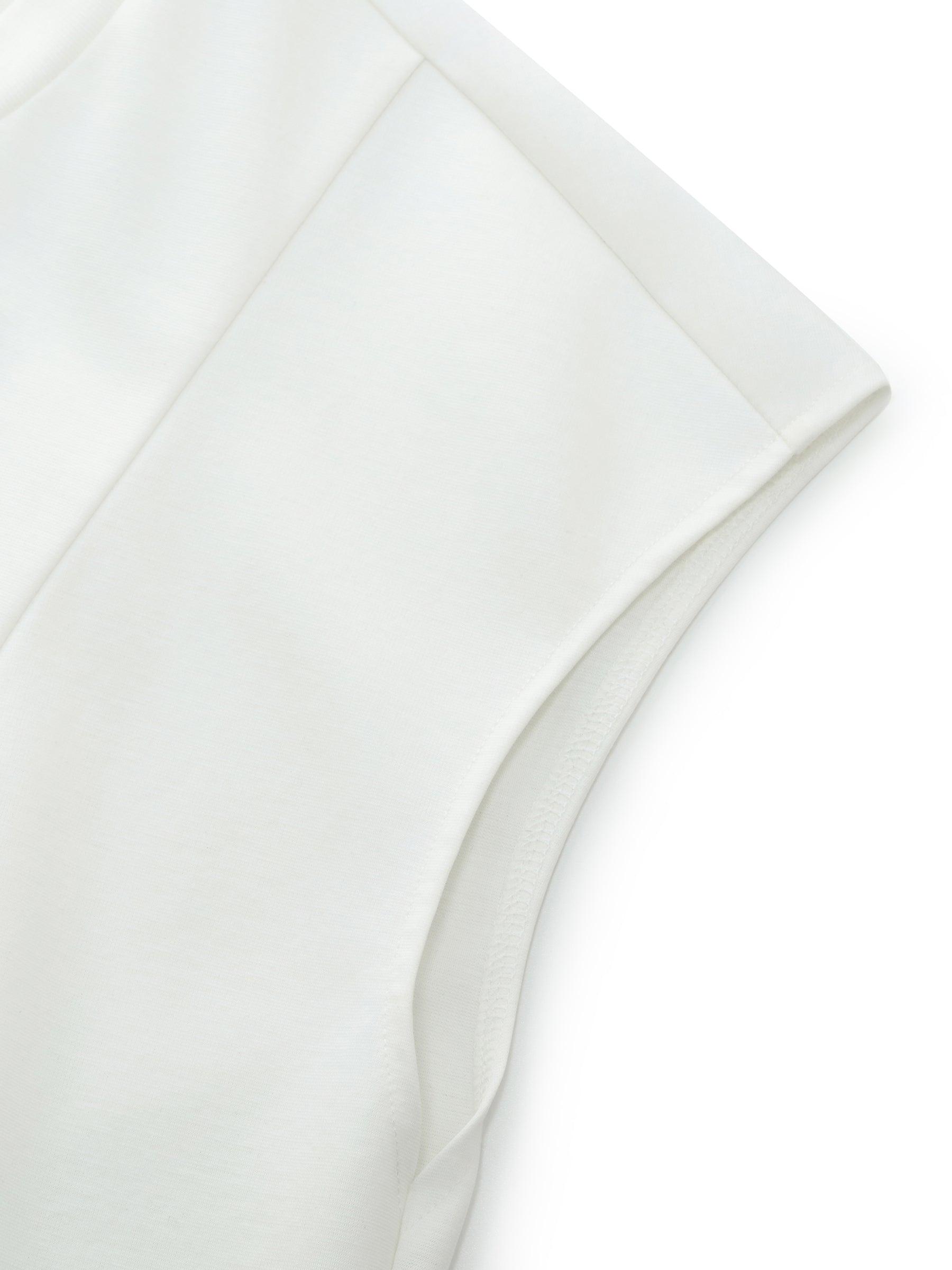 Tencel Blend Twist Front Top And Wide Leg Pants Two-Piece Set With Silk Scarf Product Image