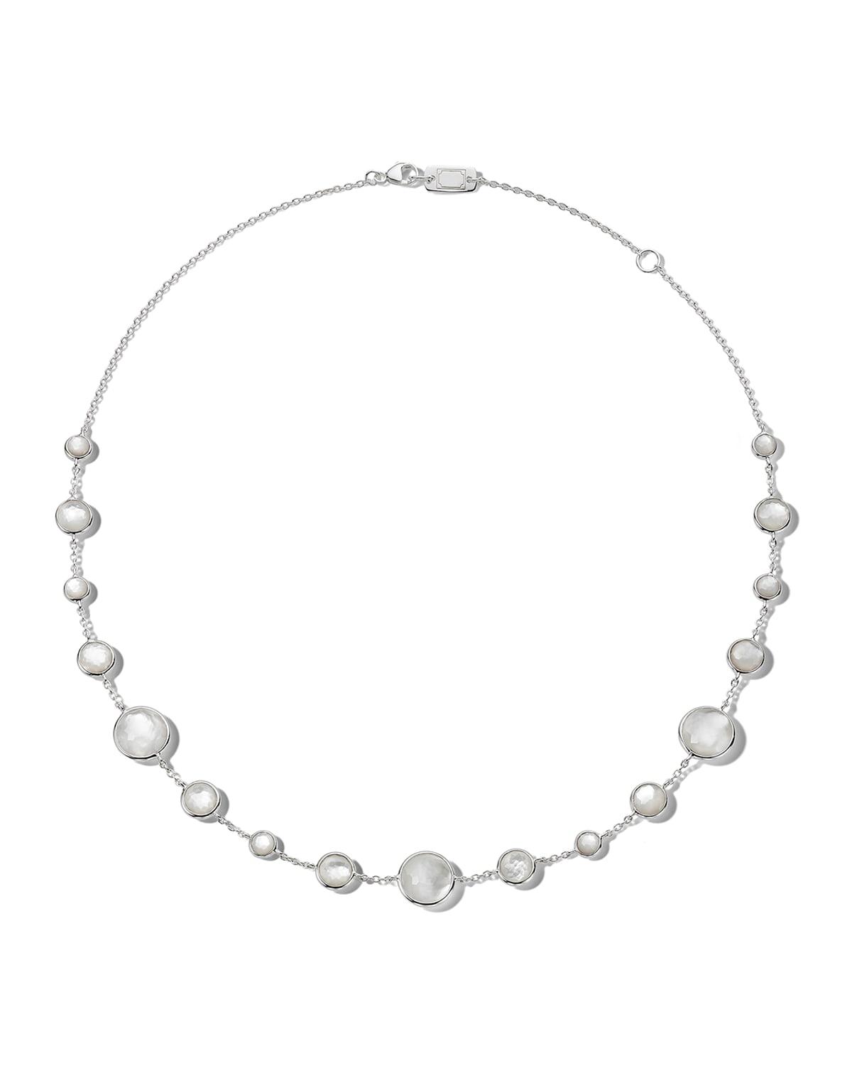 Womens Lollipop Short Lollitini Sterling Silver, Mother-Of-Pearl & Doublet Necklace Product Image