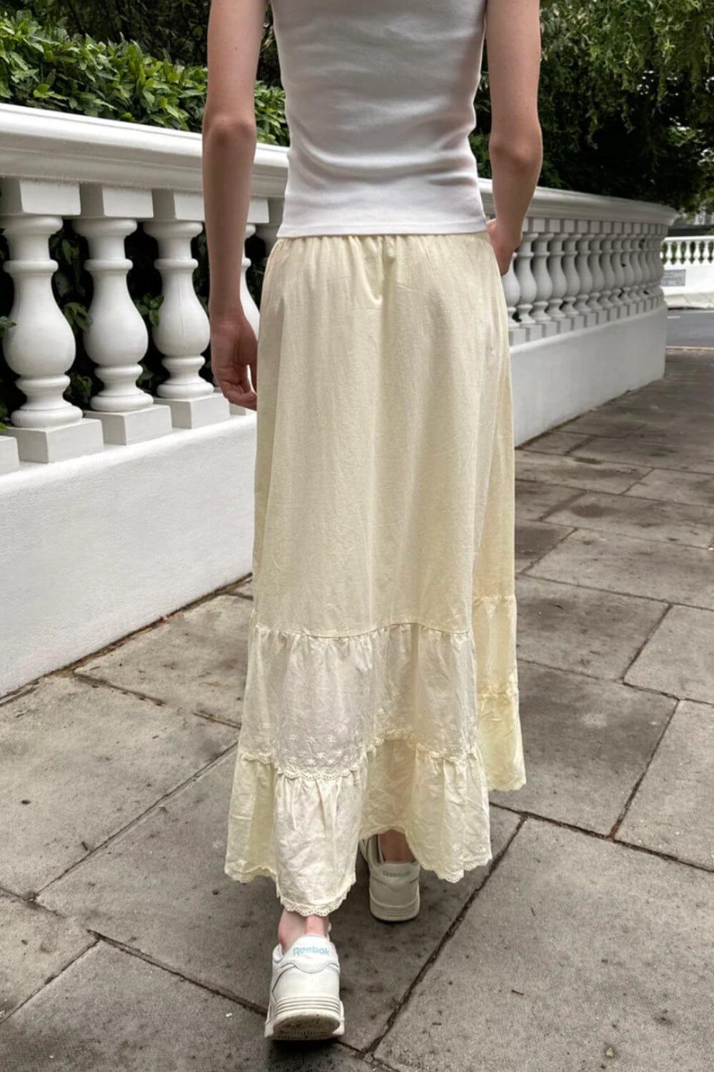 Olive Skirt Product Image