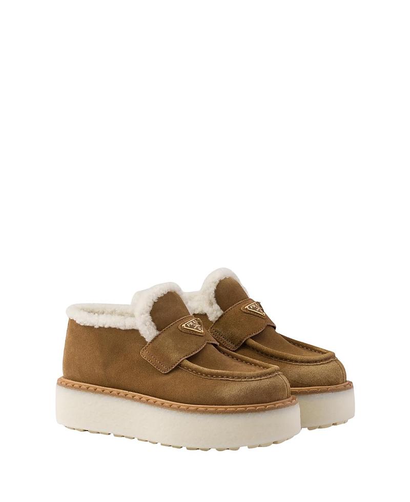 Womens Suede Loafers Product Image