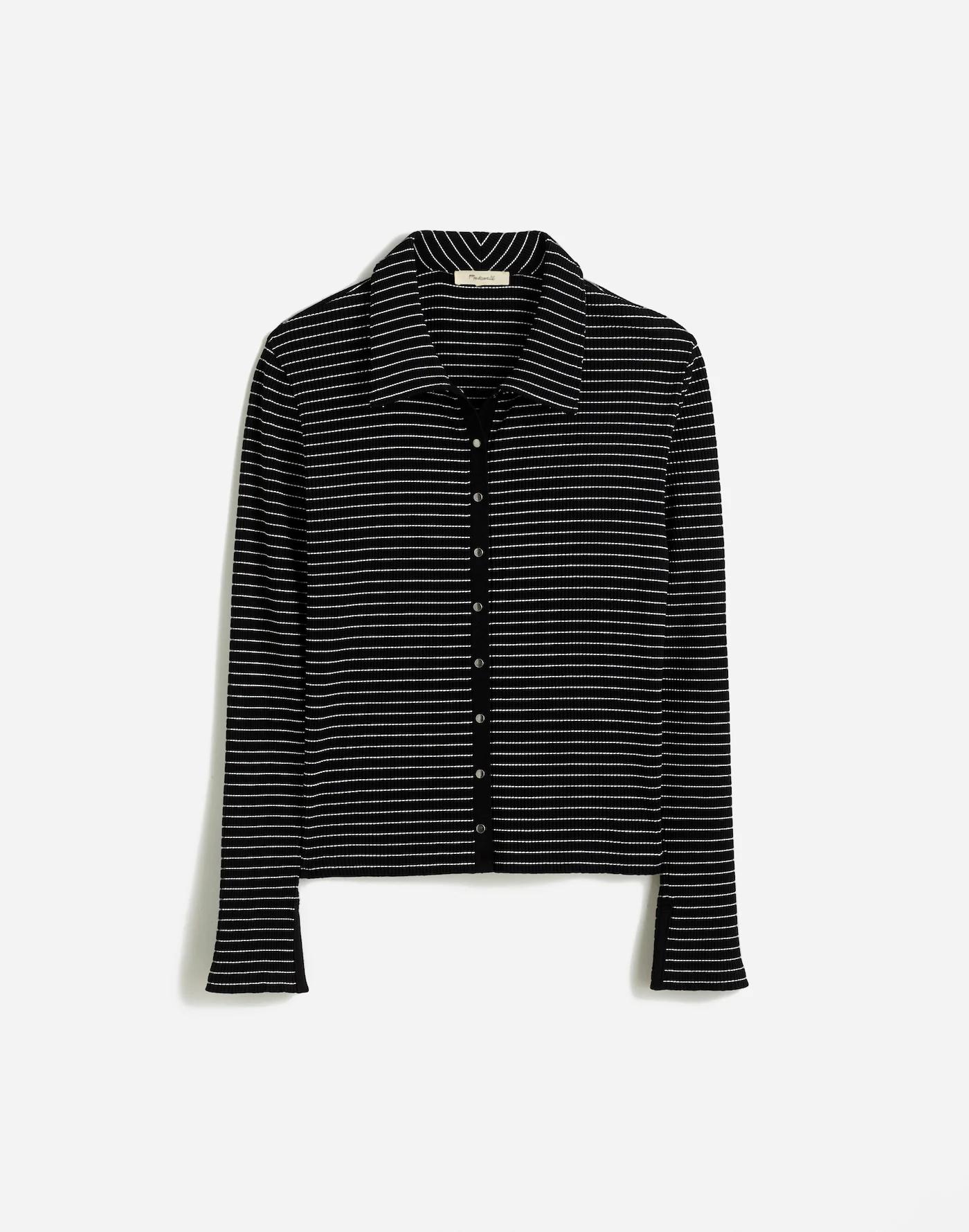 Snap-Front Cardigan Top Product Image