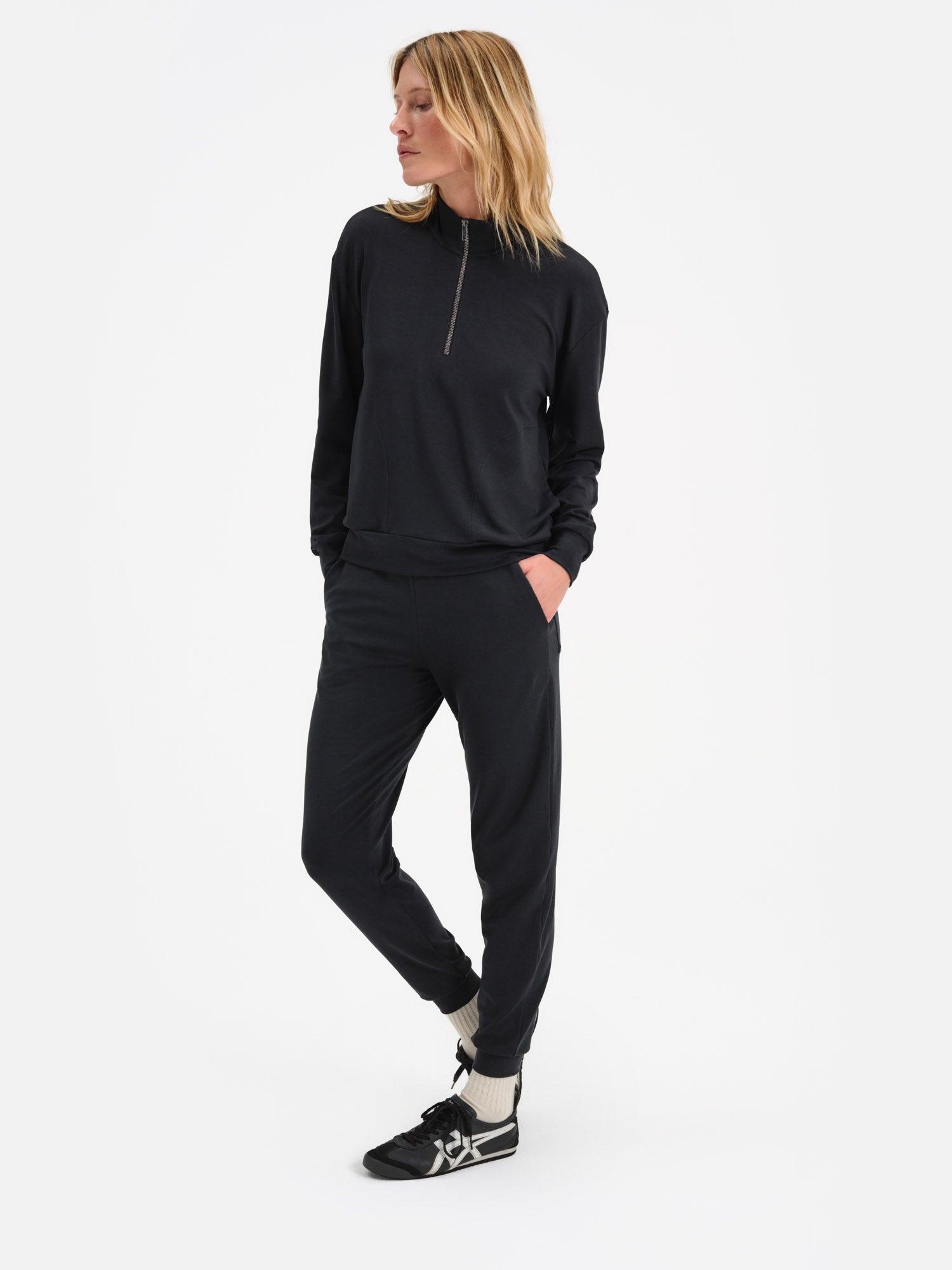 Seacell Tencel Quarter Zip Pullover Female Product Image