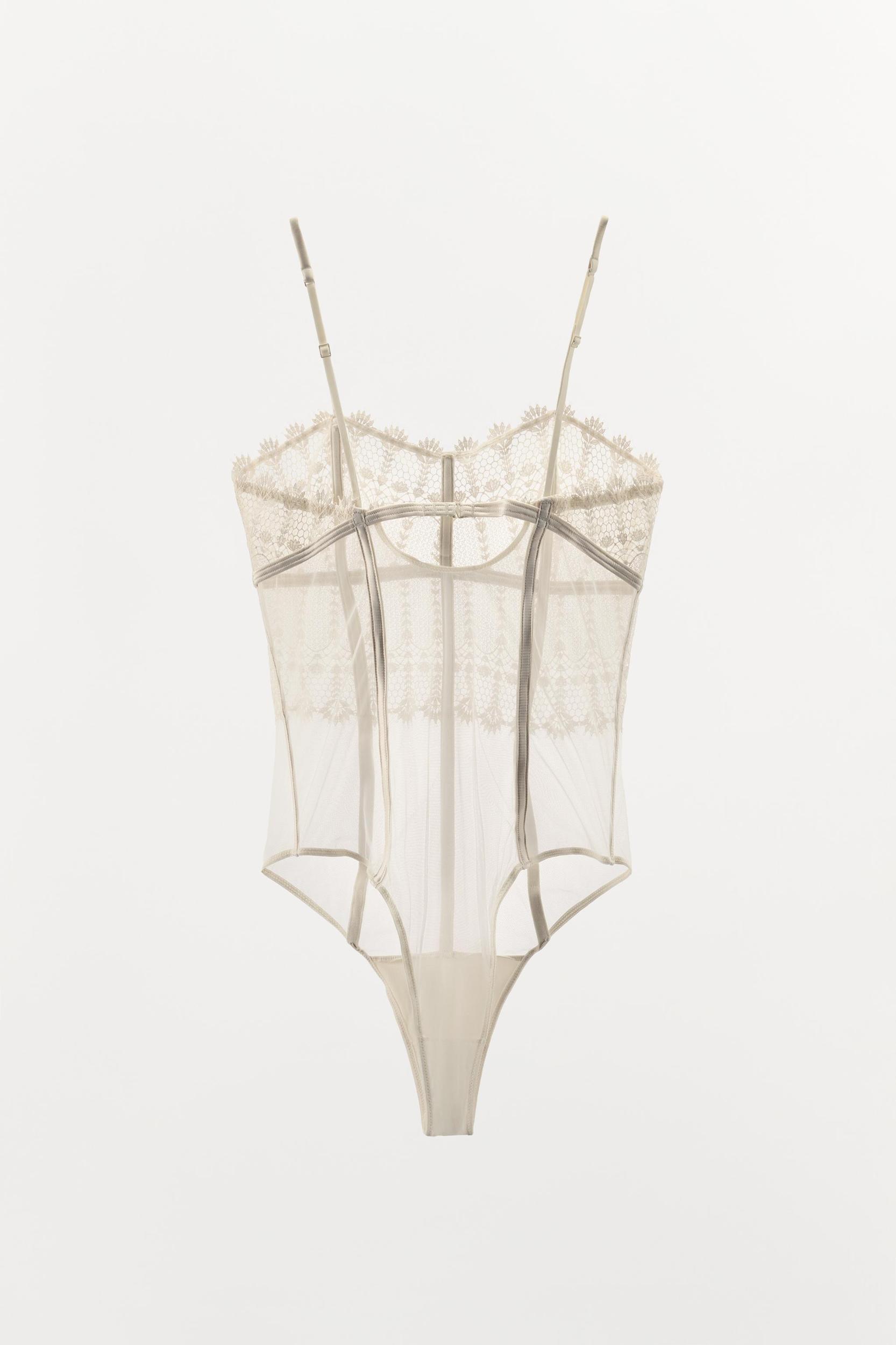 STRAPPY GUIPURE BODYSUIT Product Image