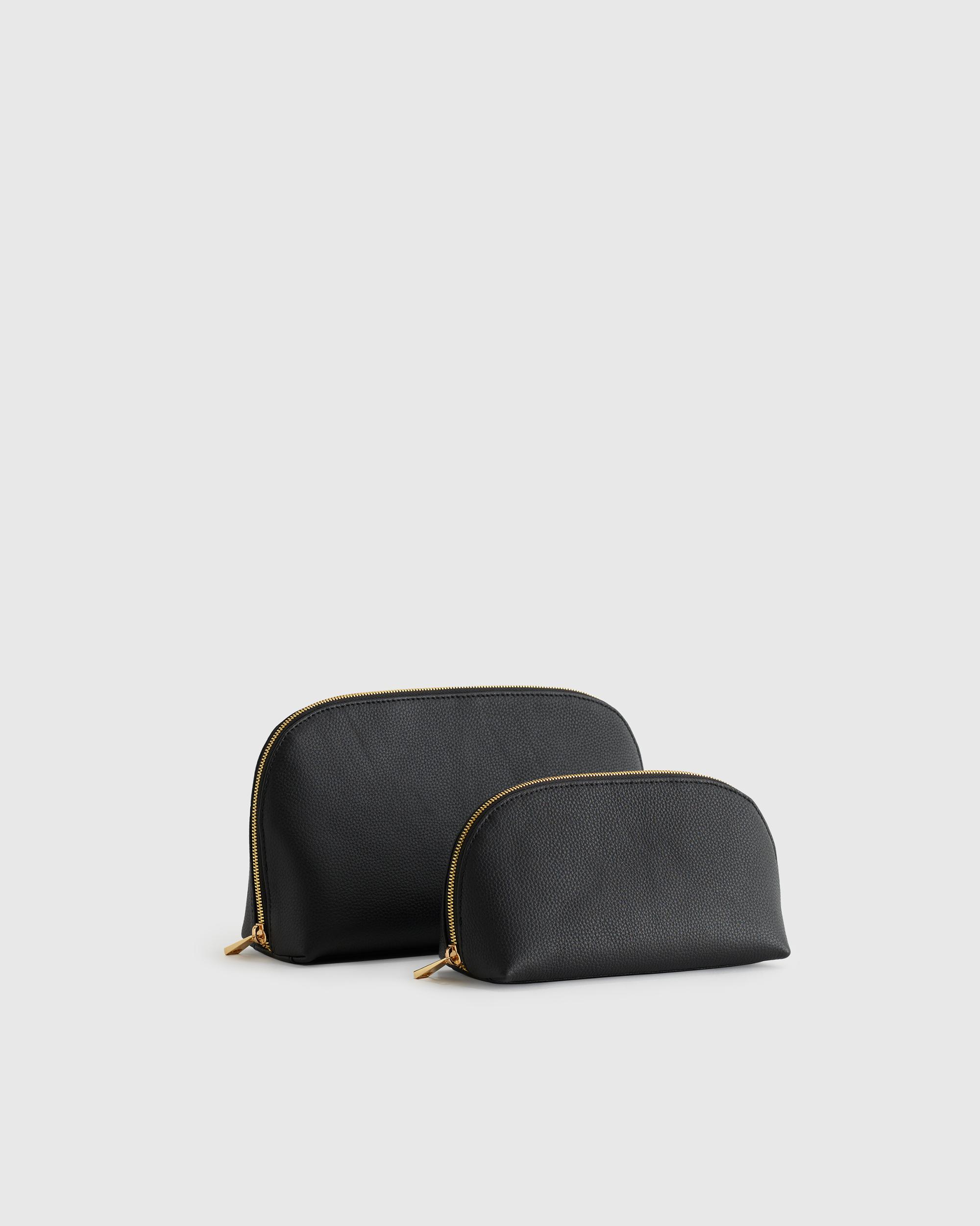 Quince | Women's Italian Leather Pouch Travel Set Product Image