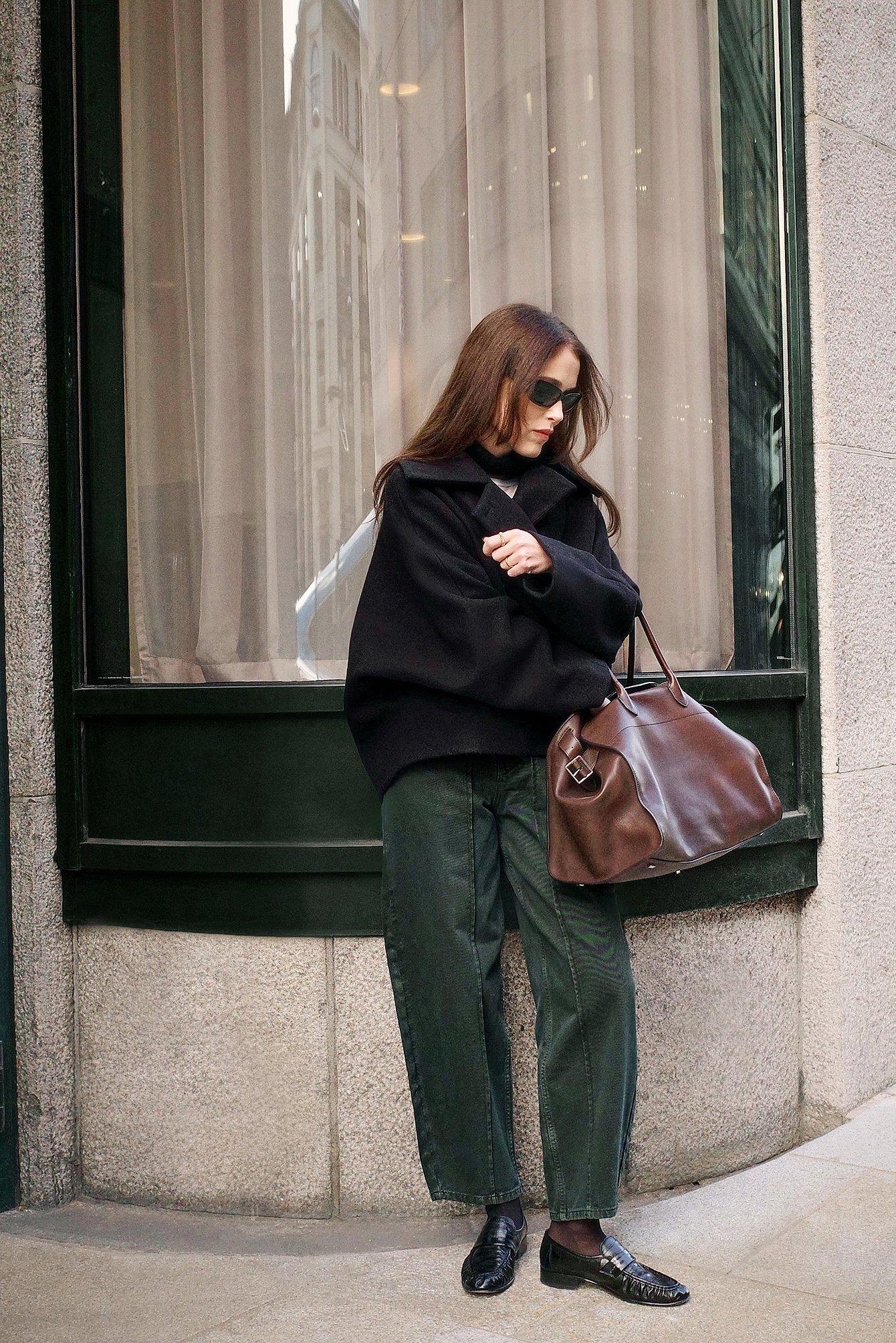 Seam Detail Barrel Jeans Product Image