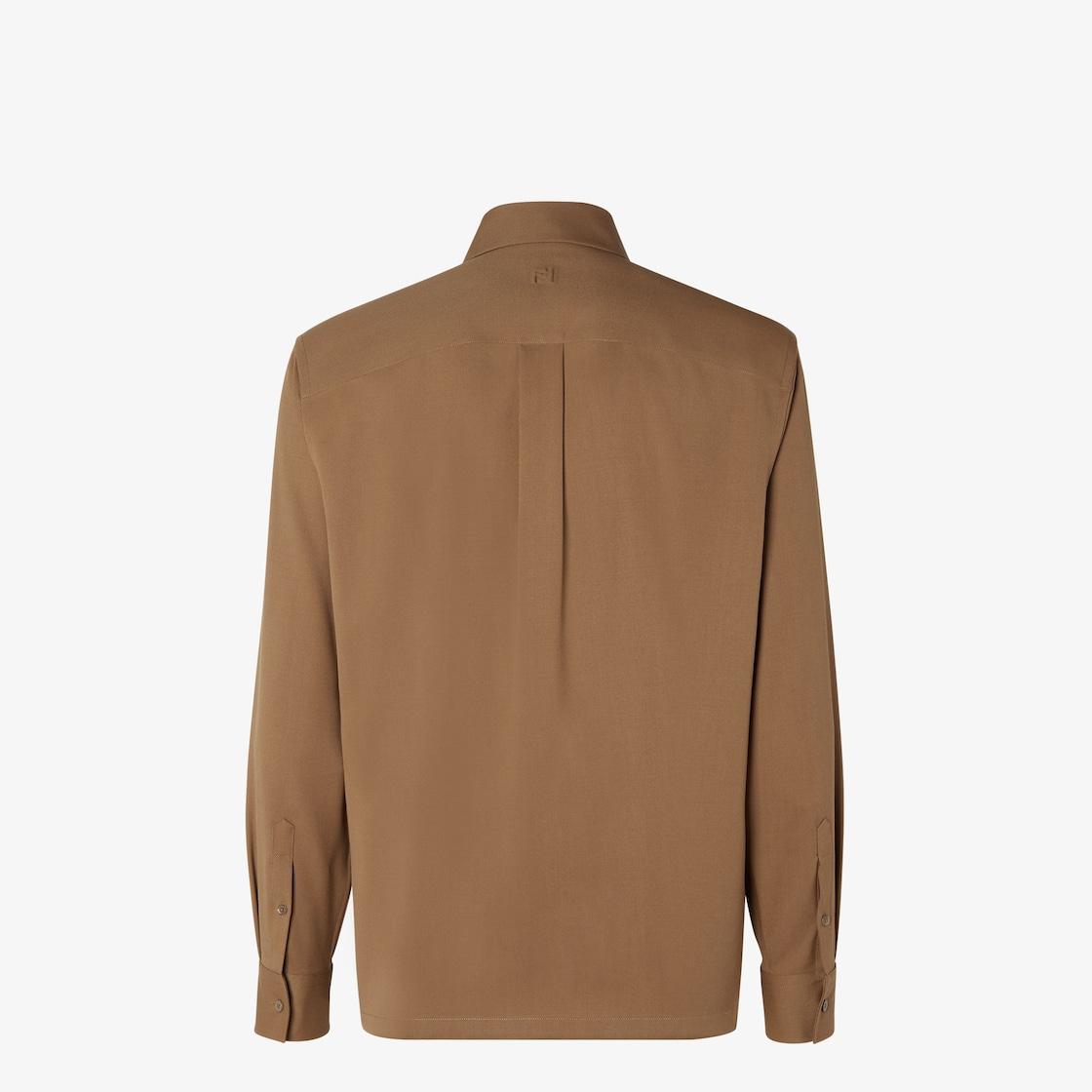 Shirt Rust-colored wool shirt Product Image