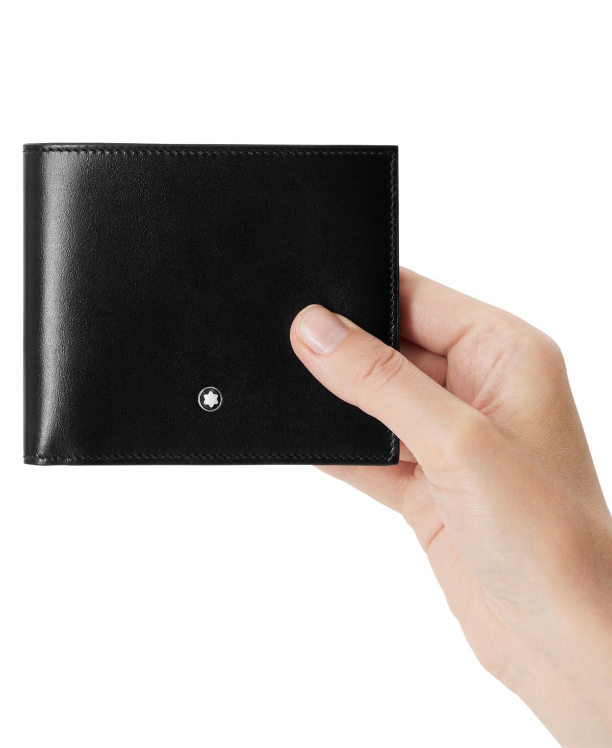 MONTBLANC Meisterstuck 6cc Leather Wallet In Black Product Image