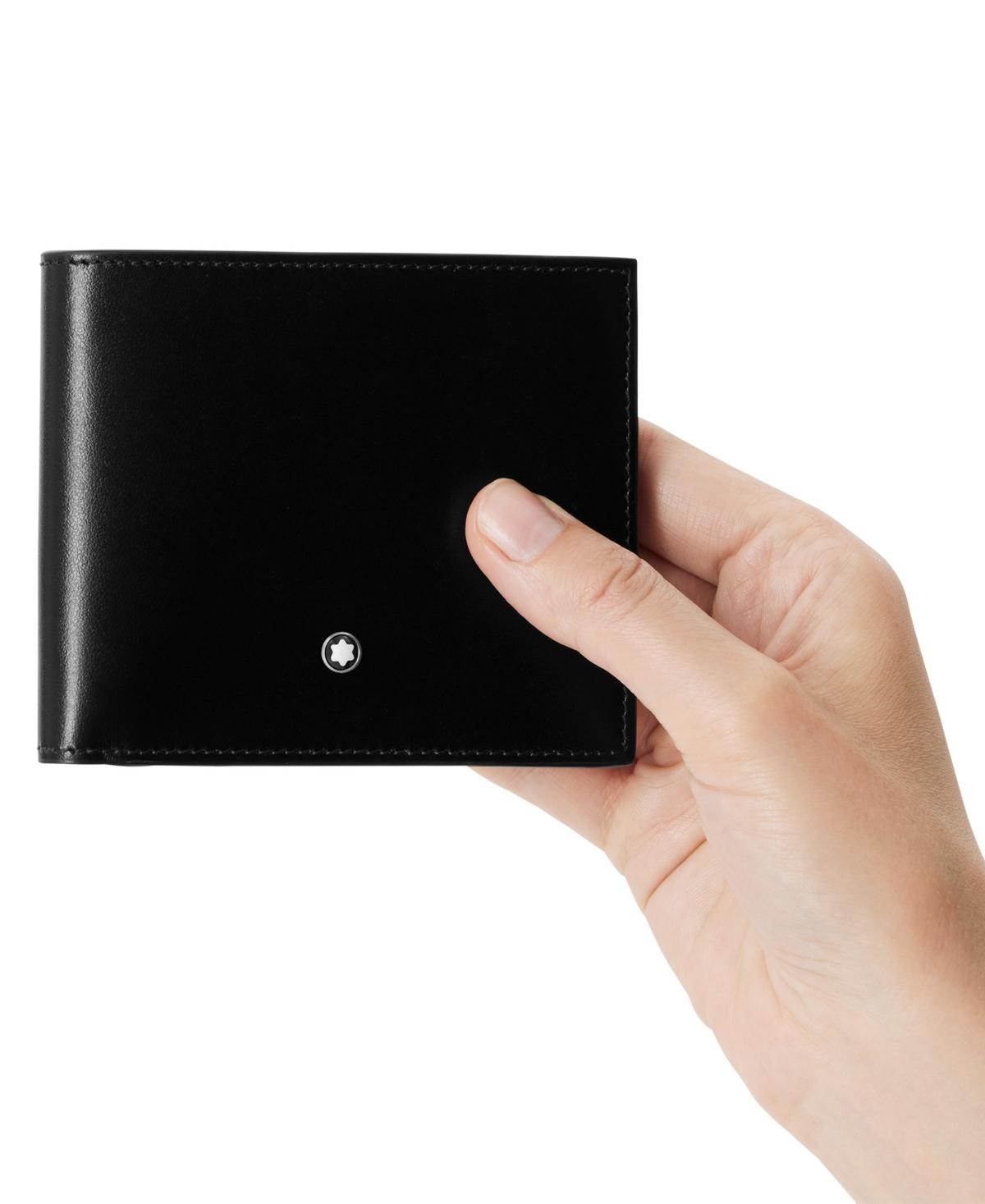 MONTBLANC Meisterstuck 6cc Leather Wallet In Black Product Image