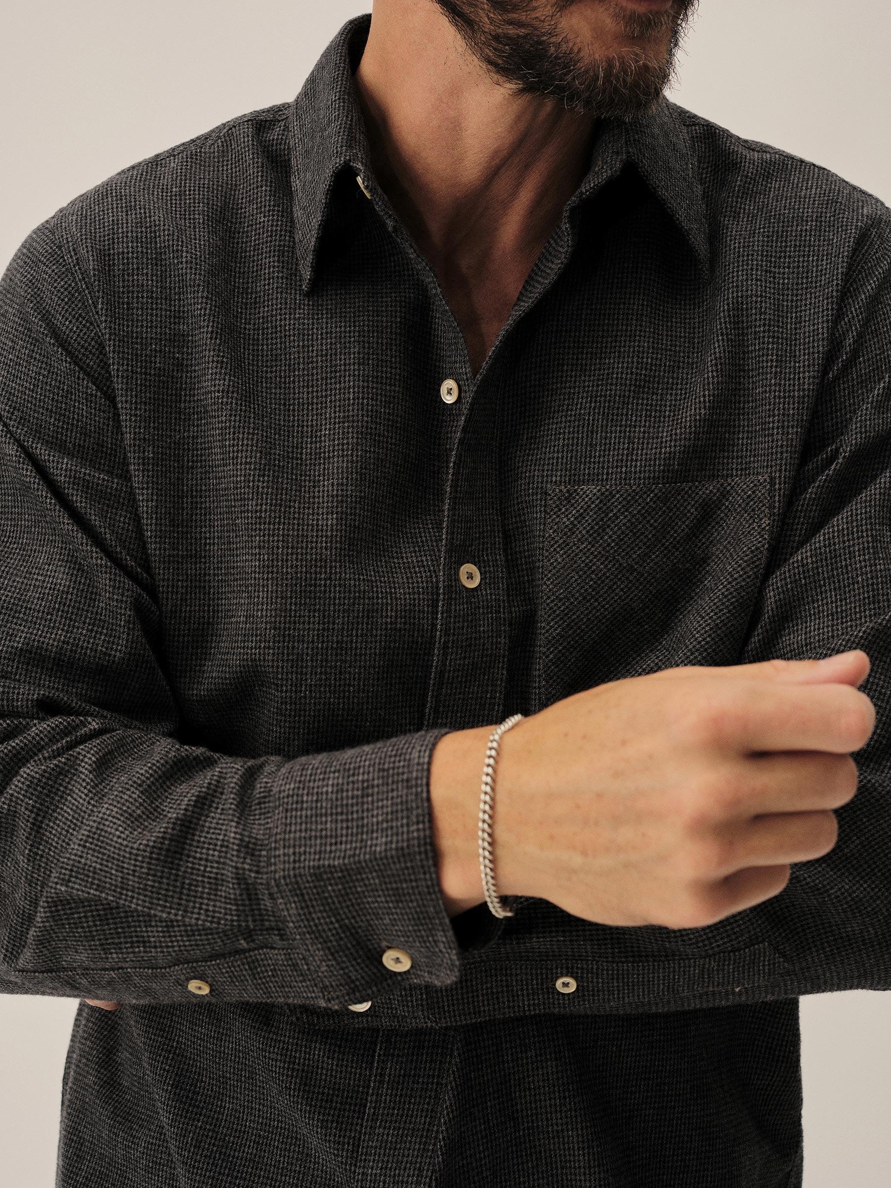 Charcoal Chainmail Check Pacific Twill Flannel Bd Shirt Product Image