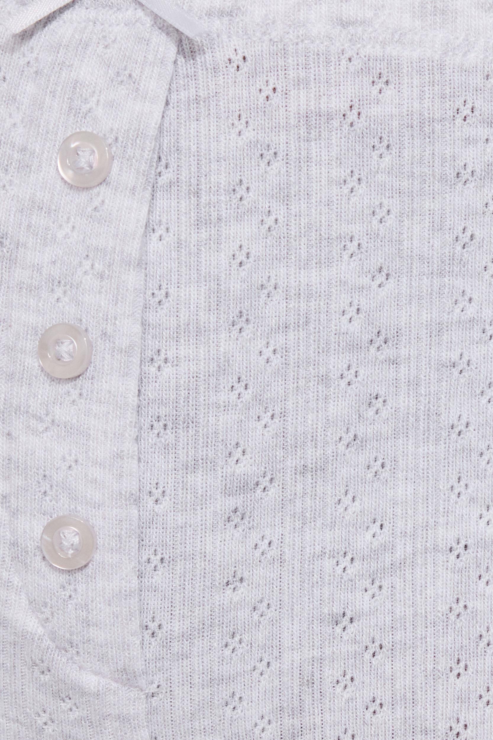 Tiny Pointelle Lettuce Edge Shorts Product Image