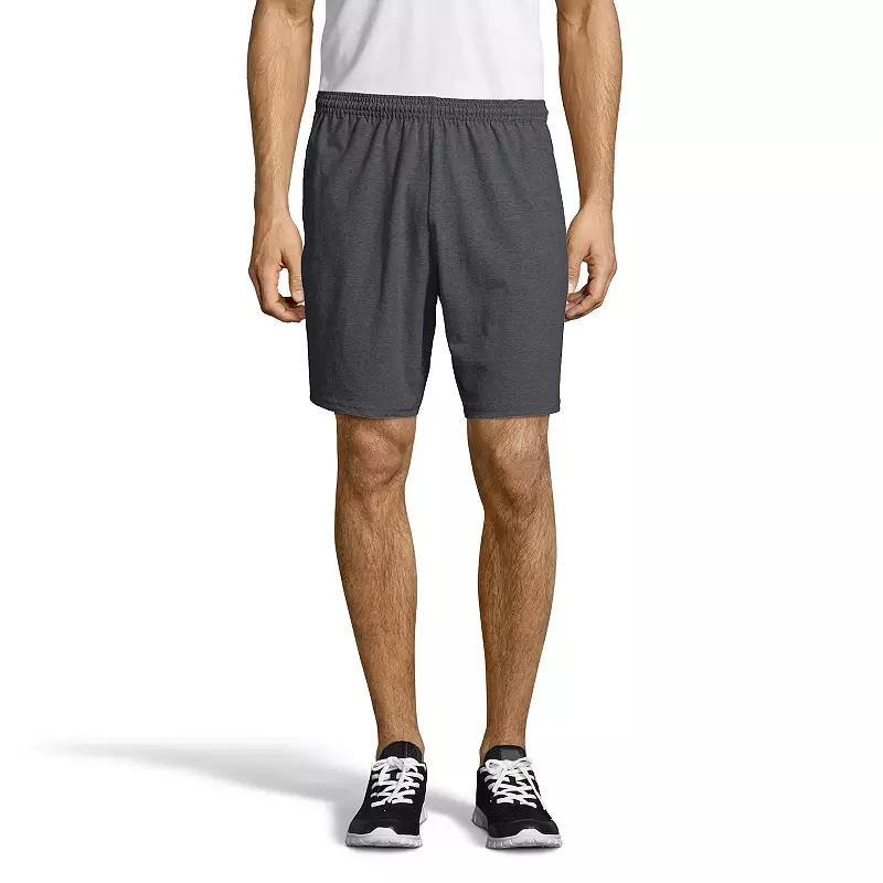 Men's Hanes® ComfortSoft Jersey Pocket Shorts,  Product Image