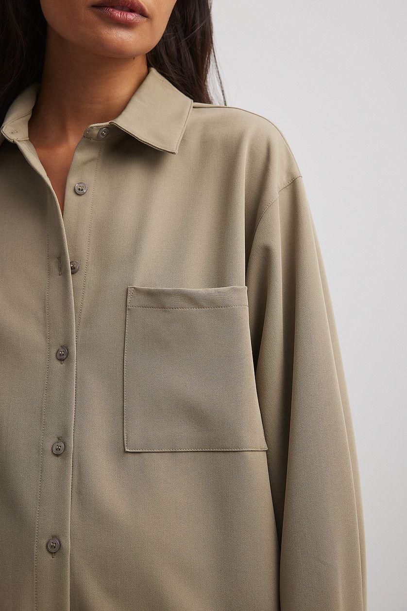 Oversized Shirt Dress Product Image