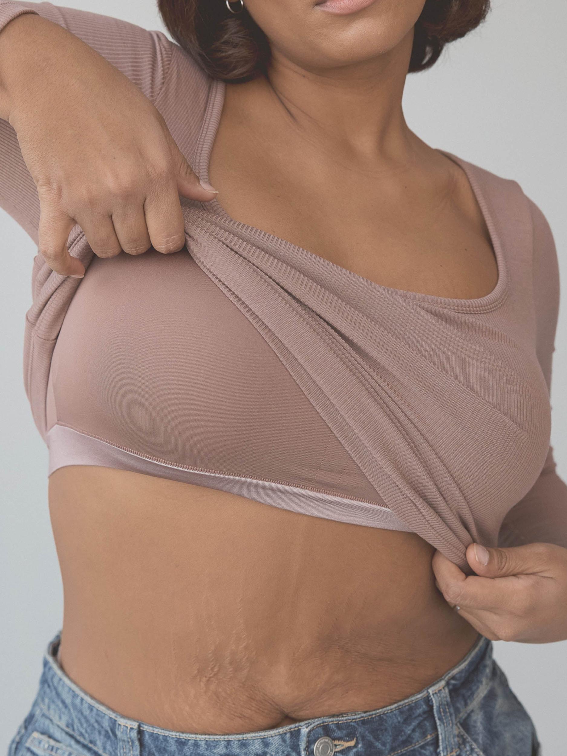 Bamboo Long Sleeve Scoop Neck Brami (Full Length) Product Image