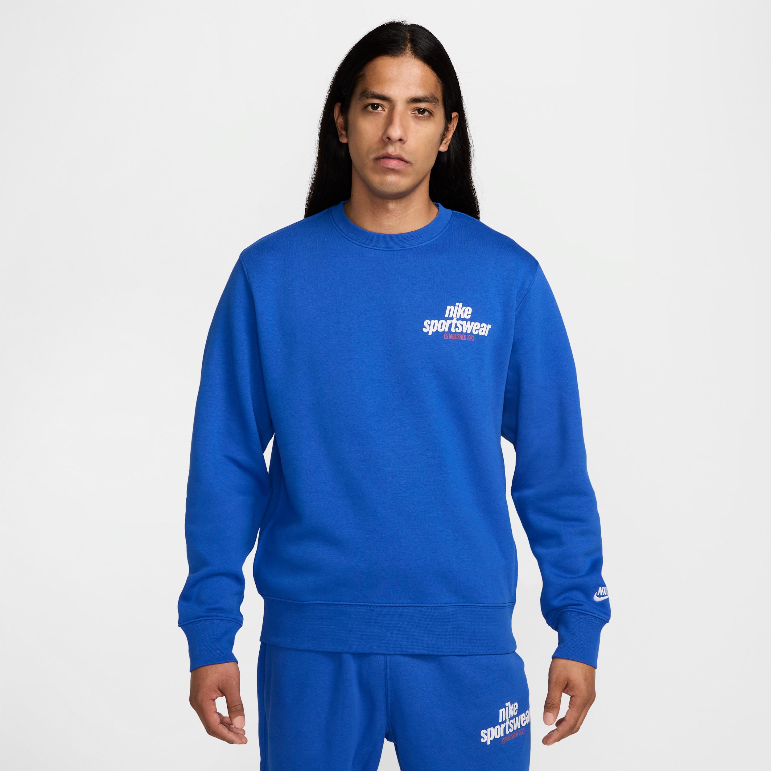 Nike Mens Club Fleece Crew | HJ2173-480 Product Image