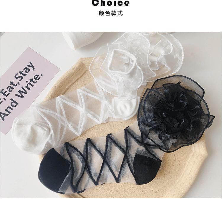 Sheer Socks (Various Designs) Product Image