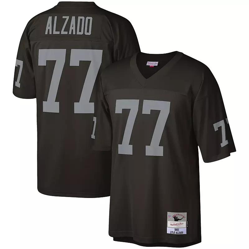 Men's Mitchell & Ness Lyle Alzado Black Las Vegas Raiders 1983 Legacy Replica Jersey, Size: Small, Lvr Black Product Image
