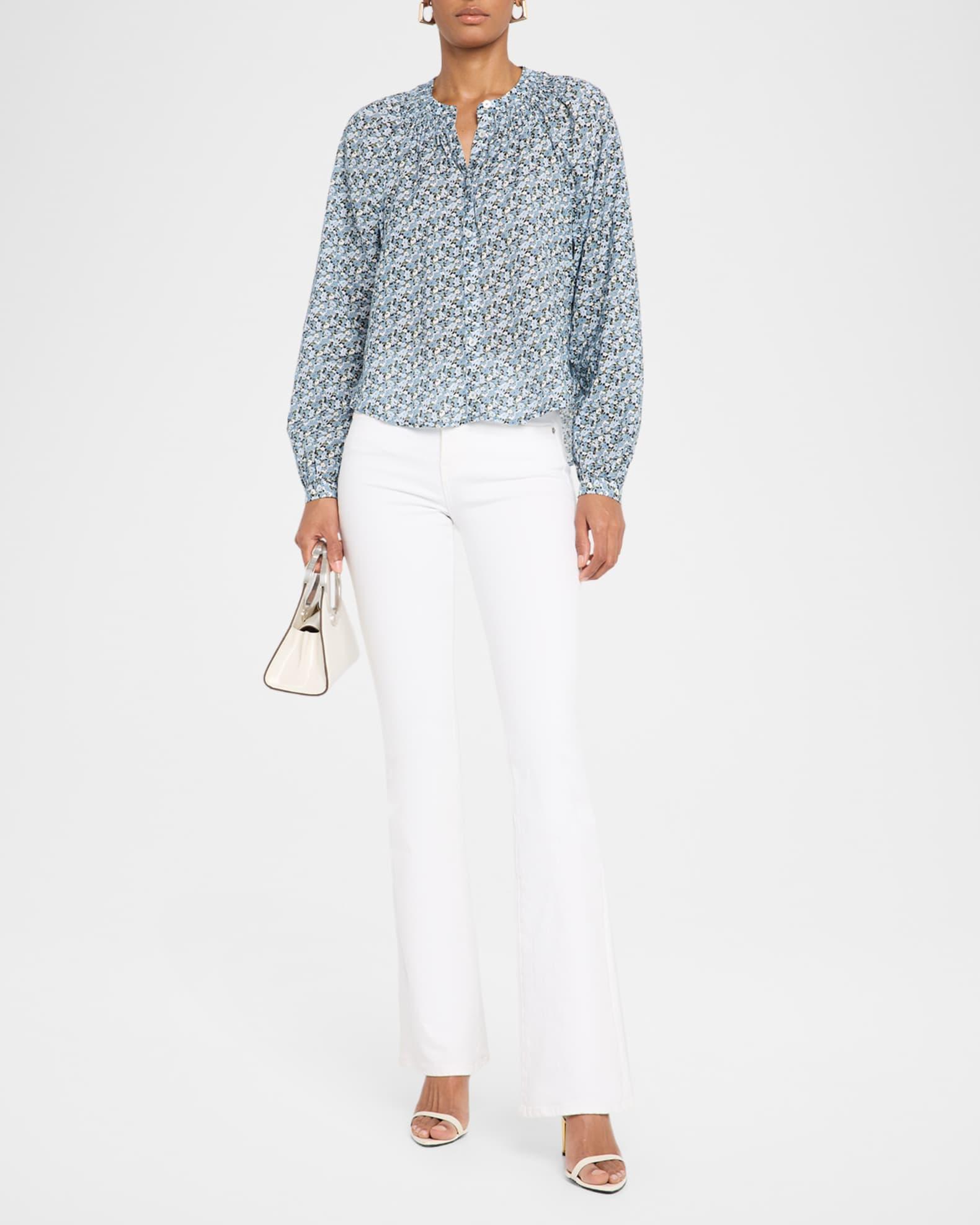 Madge Floral Cotton Voile Blouse Product Image