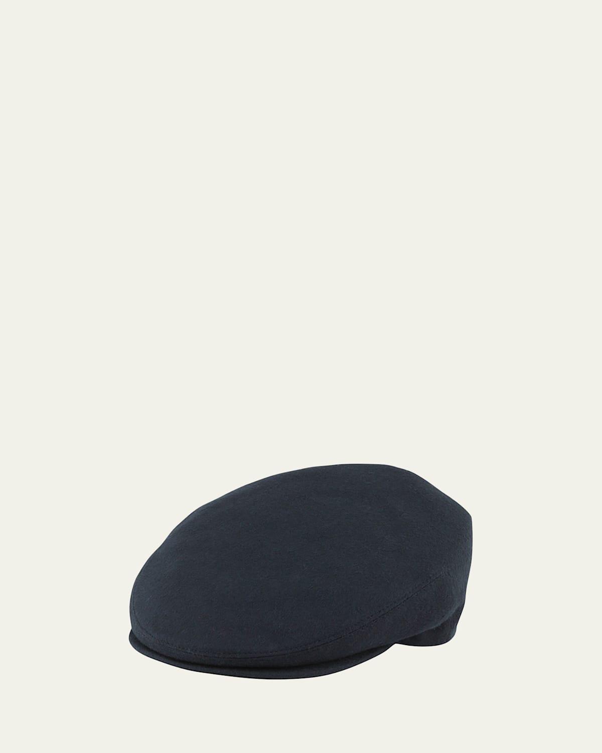 Mens Solid Cashmere Driver Hat Product Image