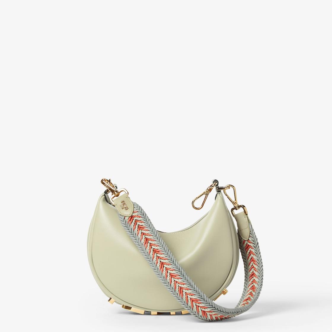 Fendigraphy MiniSage green leather mini-bag Product Image