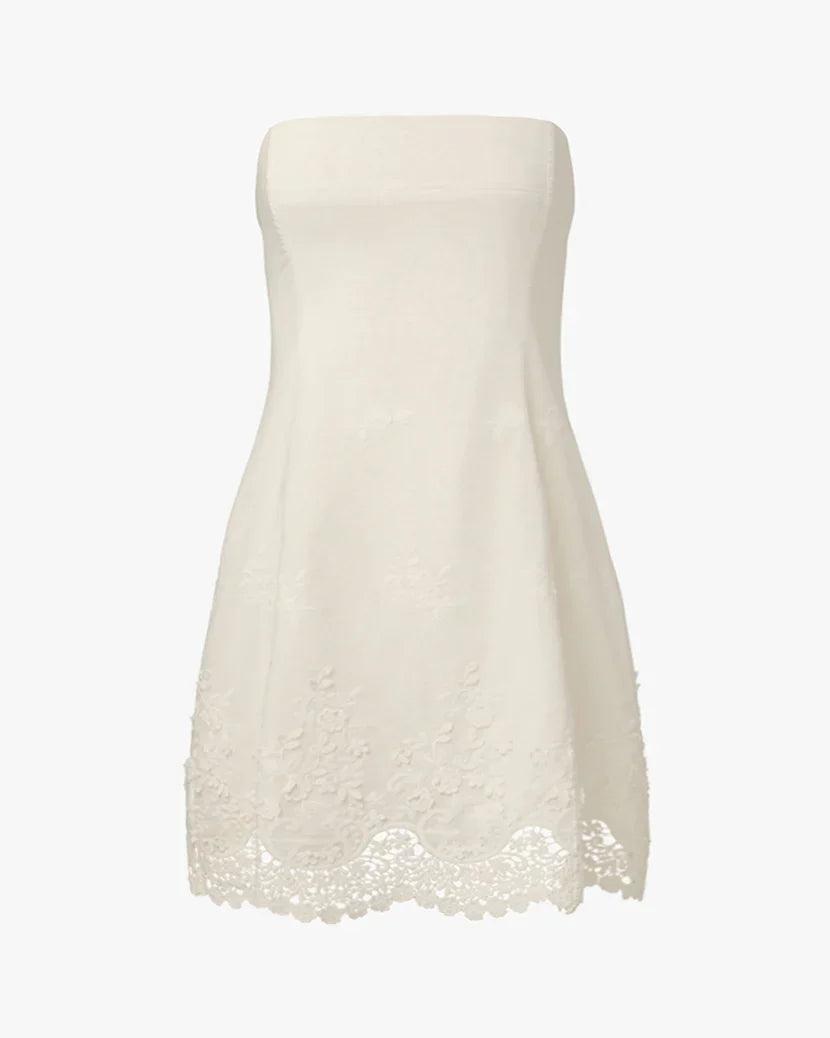 WeWoreWhat Strapless Peplum Mini Dress Product Image