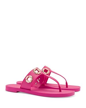 Larroude Womens Milan Grommet Thong Sandals Product Image